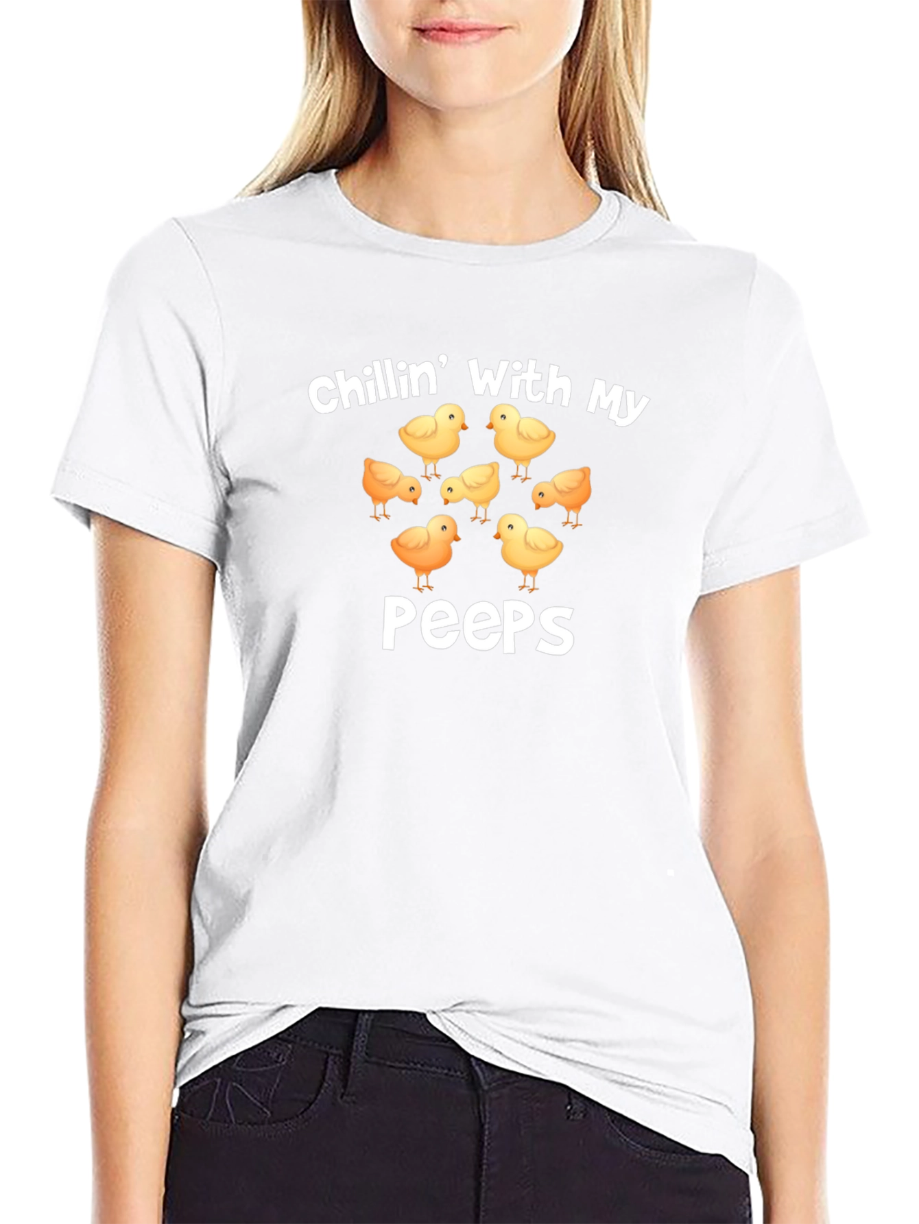 Chillin With My Peeps Easter T-Shirt