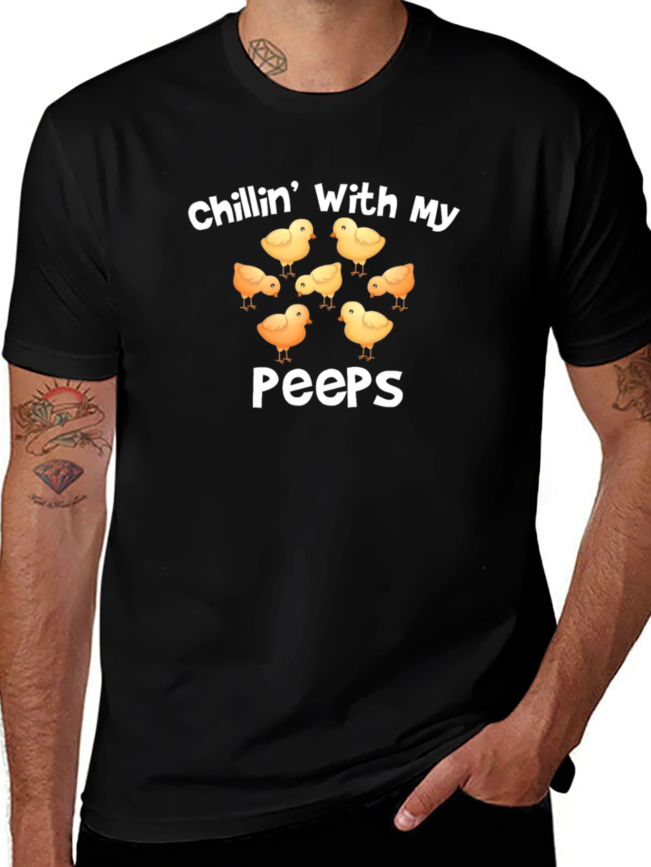 Chillin With My Peeps Easter T-Shirt