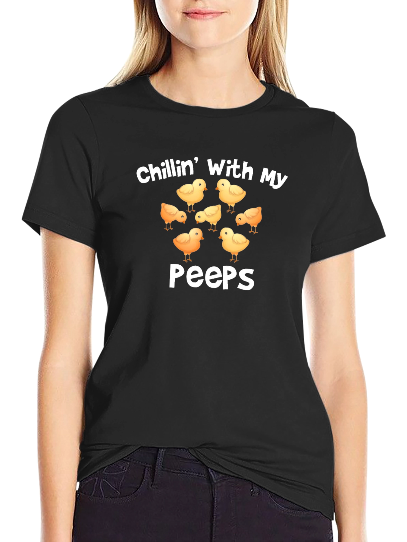 Chillin With My Peeps Easter T-Shirt