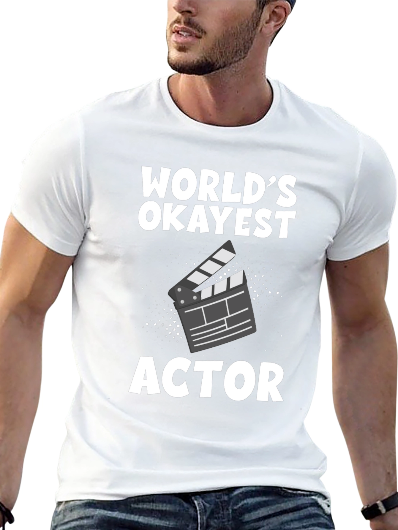 Worlds Okayest Actor - Graphic T-Shirt