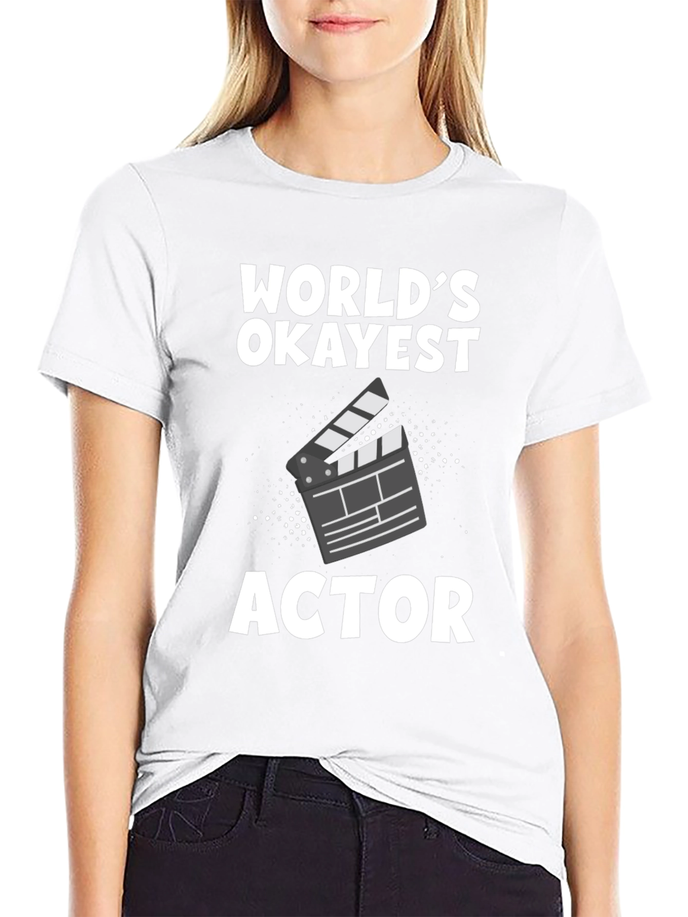 Worlds Okayest Actor - Graphic T-Shirt