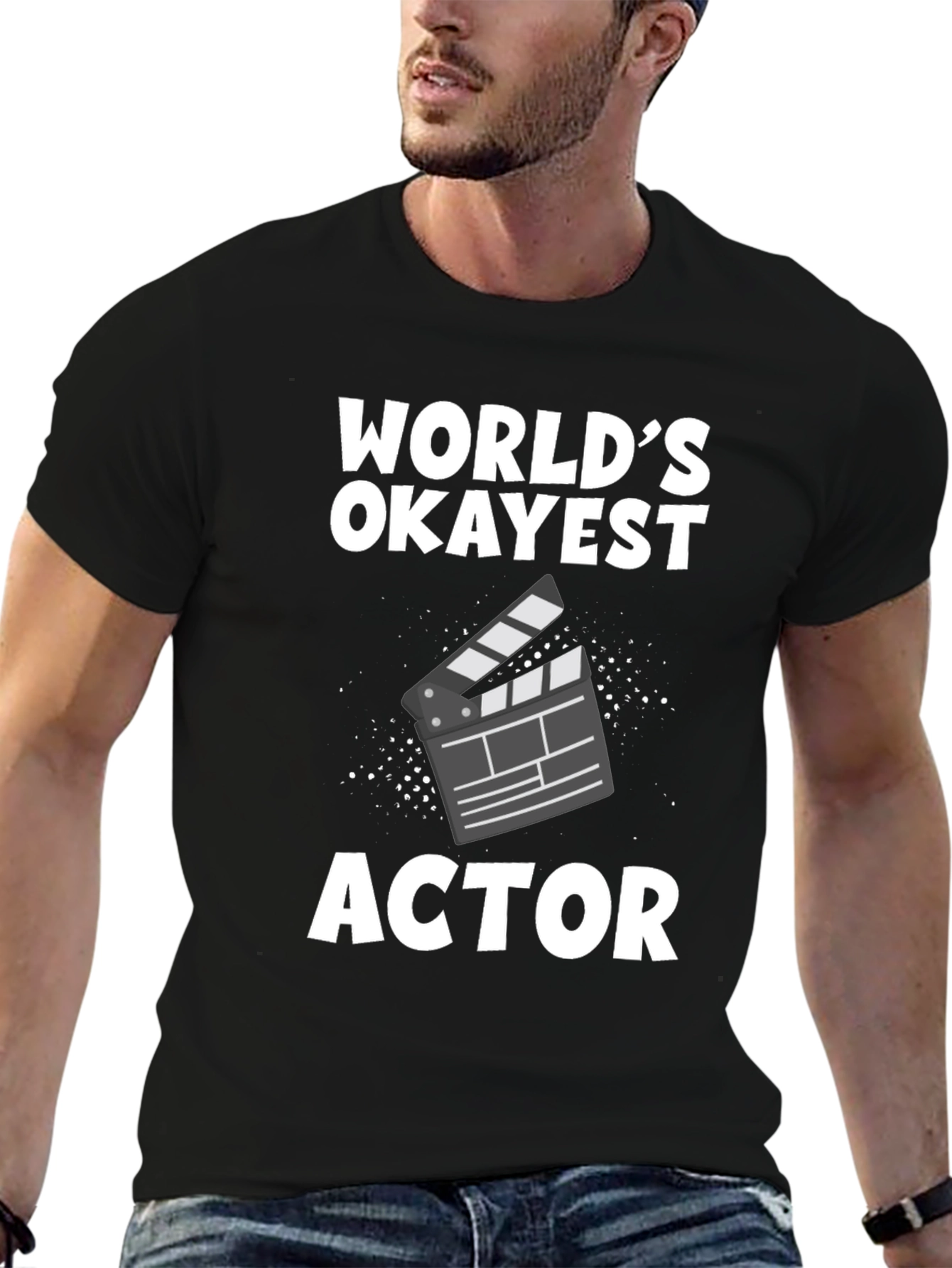 Worlds Okayest Actor - Graphic T-Shirt