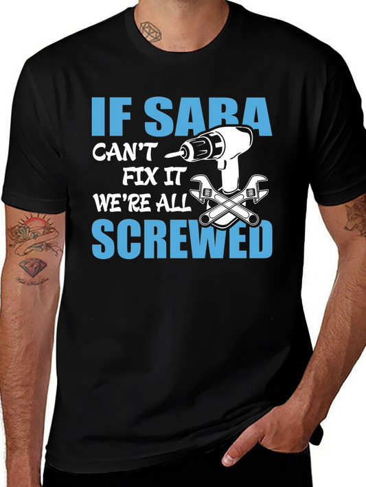 If SABA Cant Fix It T-Shirt - Funny Mechanic Tee