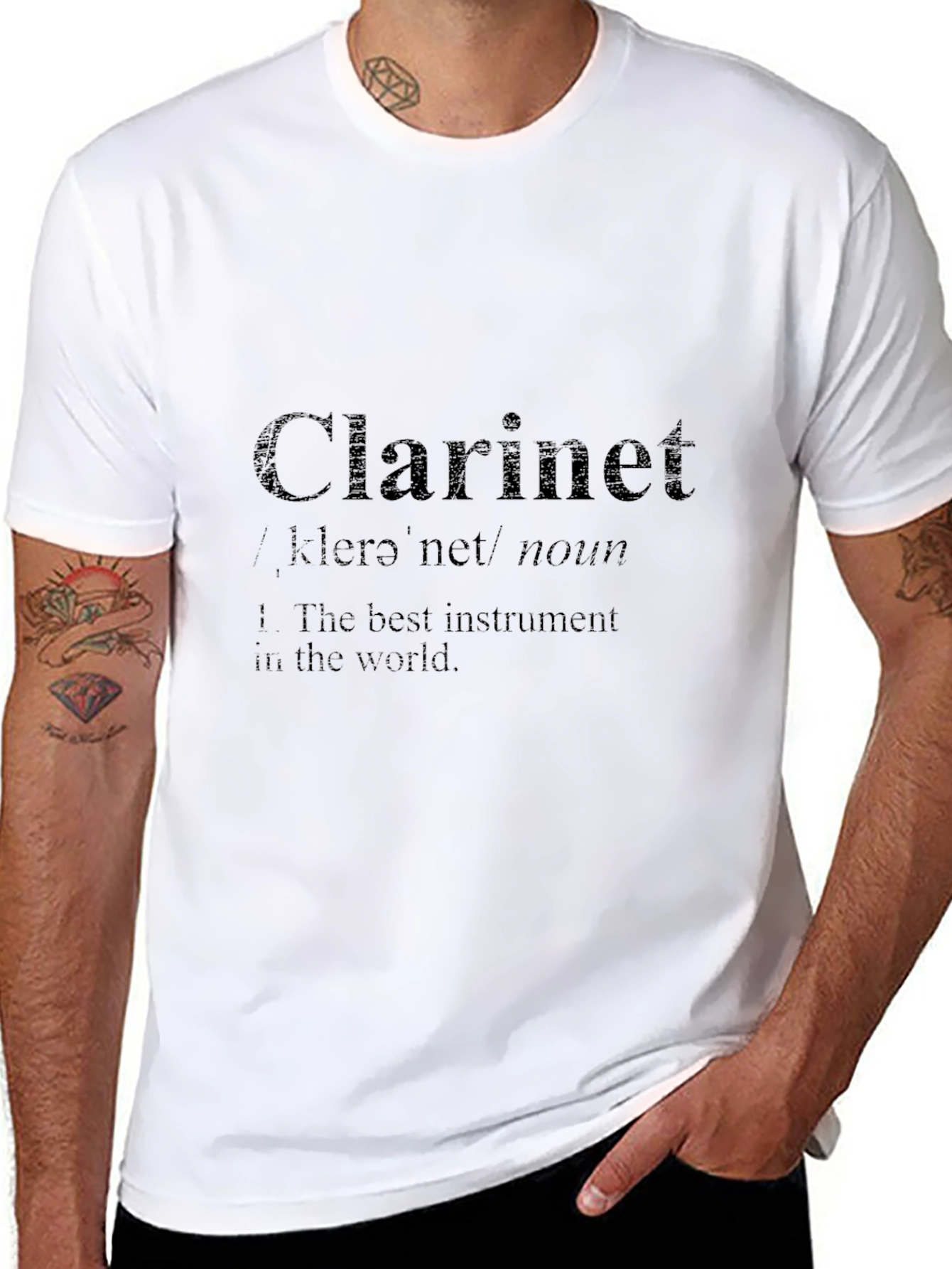 Clarinet Definition Black T-Shirt