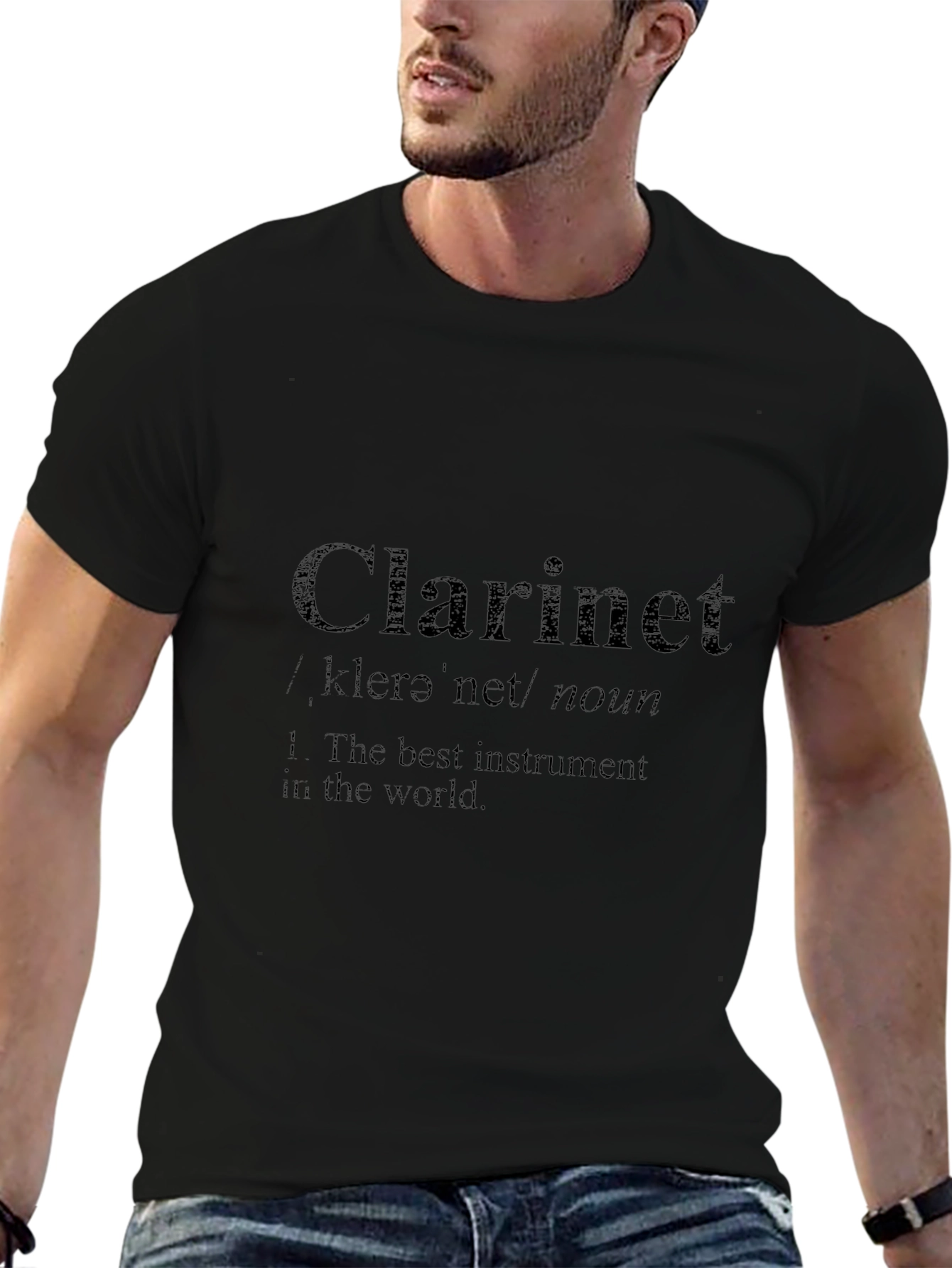 Clarinet Definition Black T-Shirt