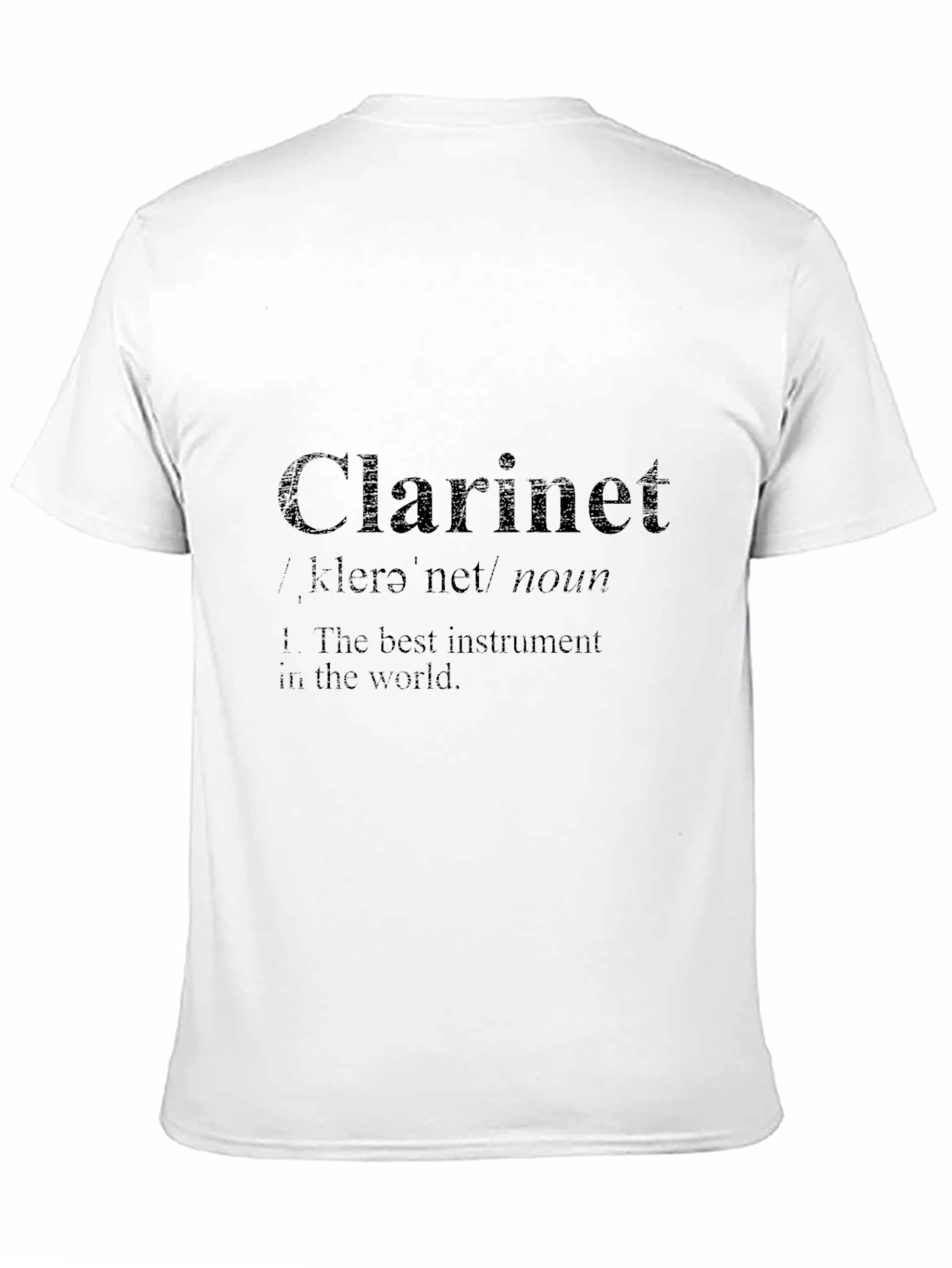 Clarinet Definition Black T-Shirt