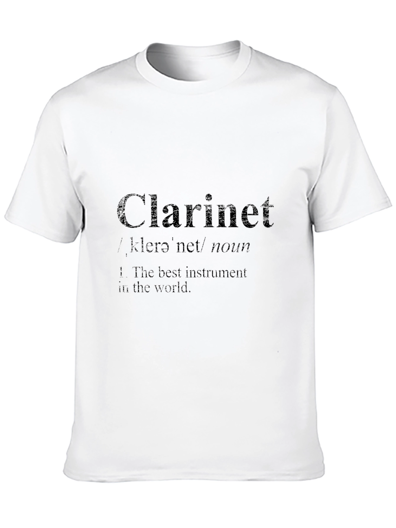 Clarinet Definition Black T-Shirt