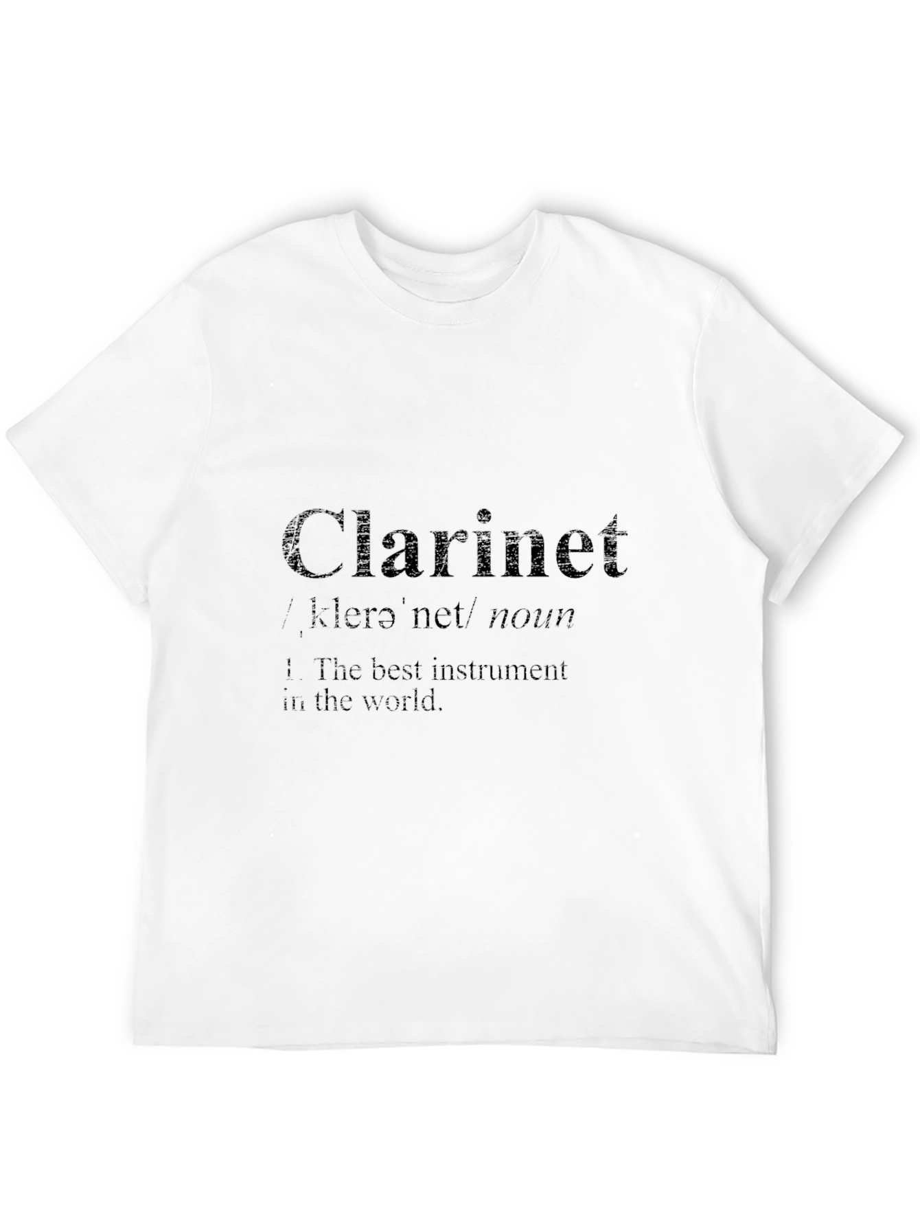 Clarinet Definition Black T-Shirt