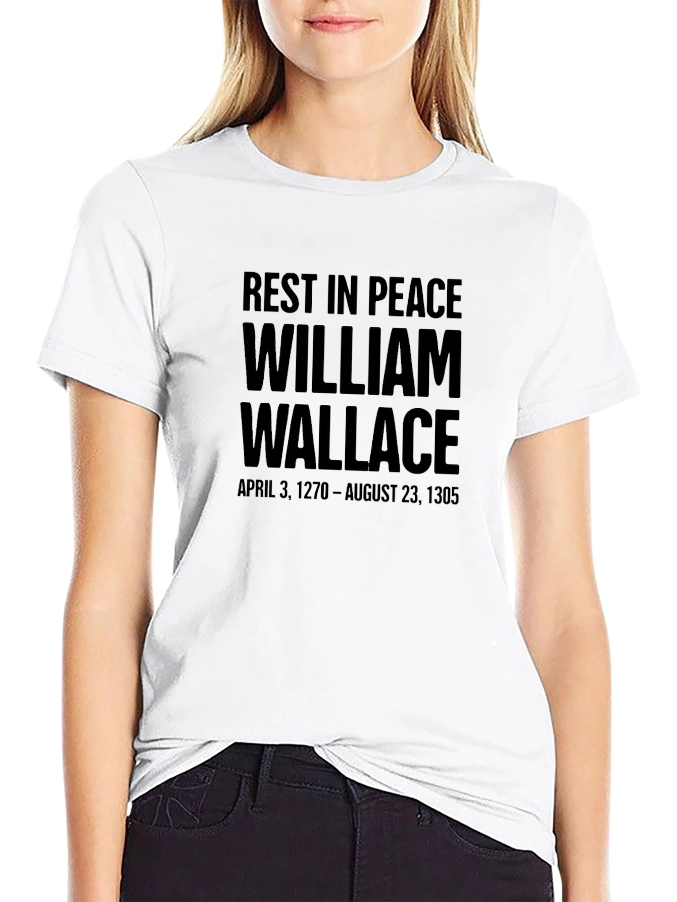 William Wallace RIP Black T-Shirt
