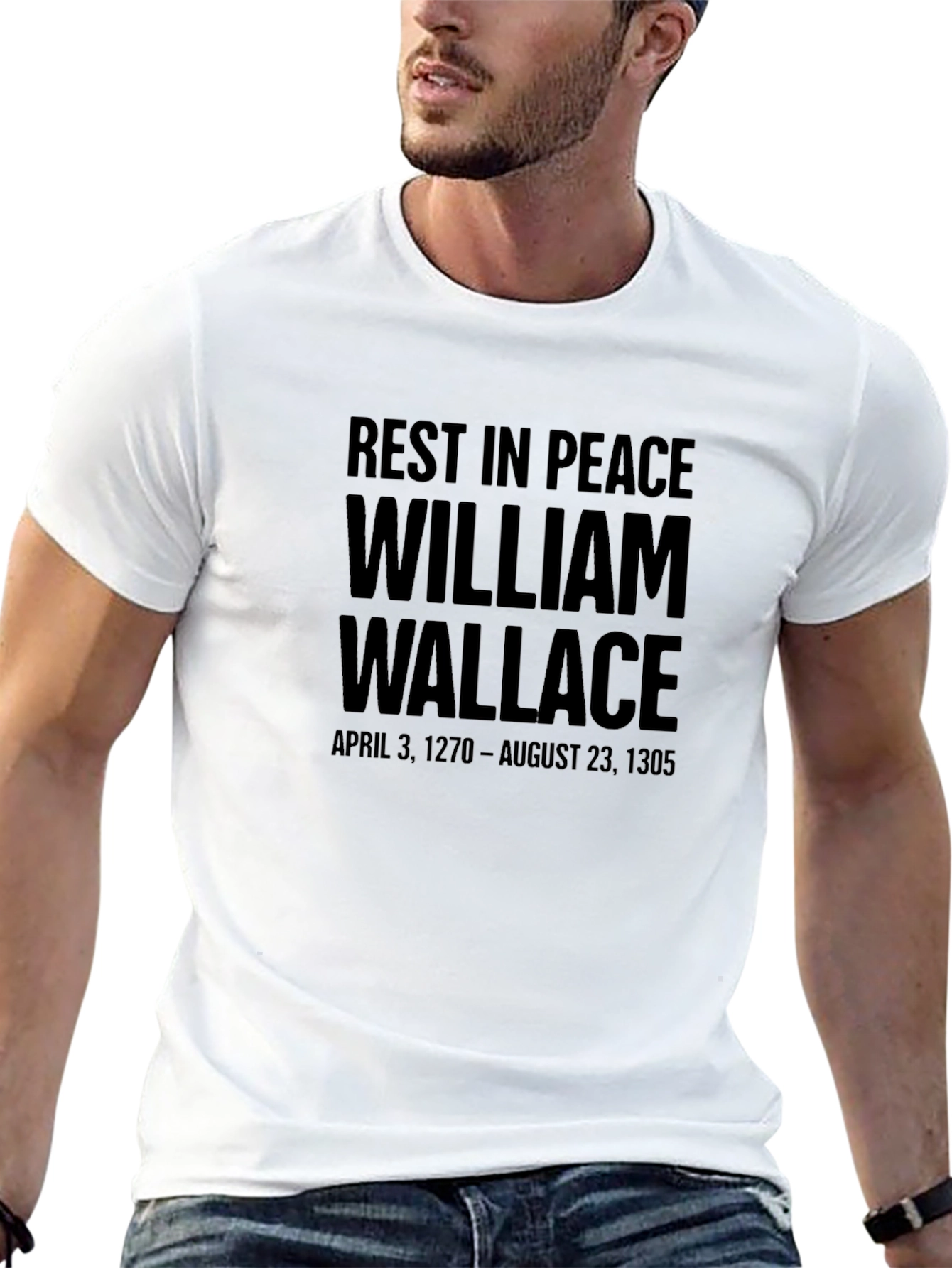 William Wallace RIP Black T-Shirt