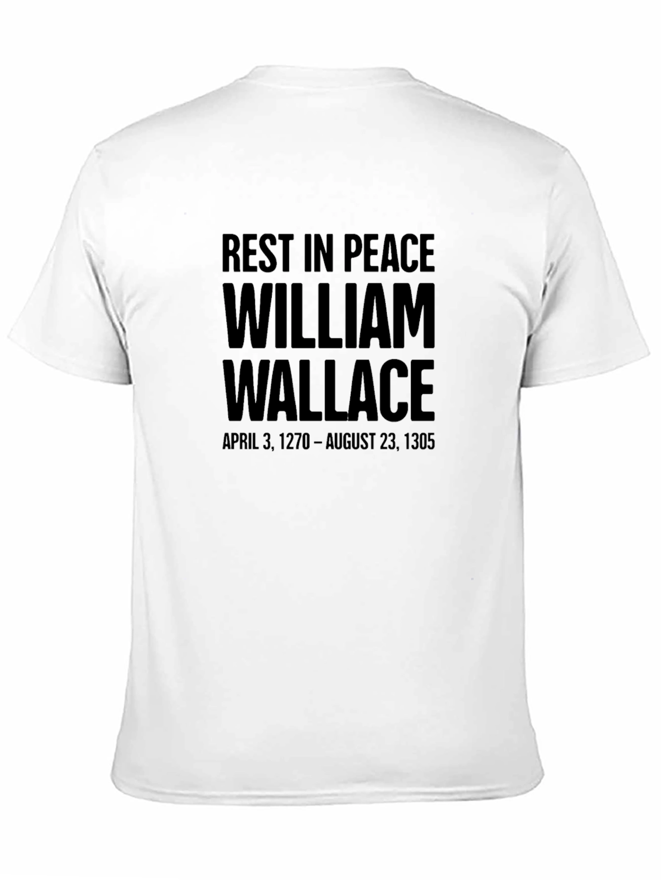 William Wallace RIP Black T-Shirt