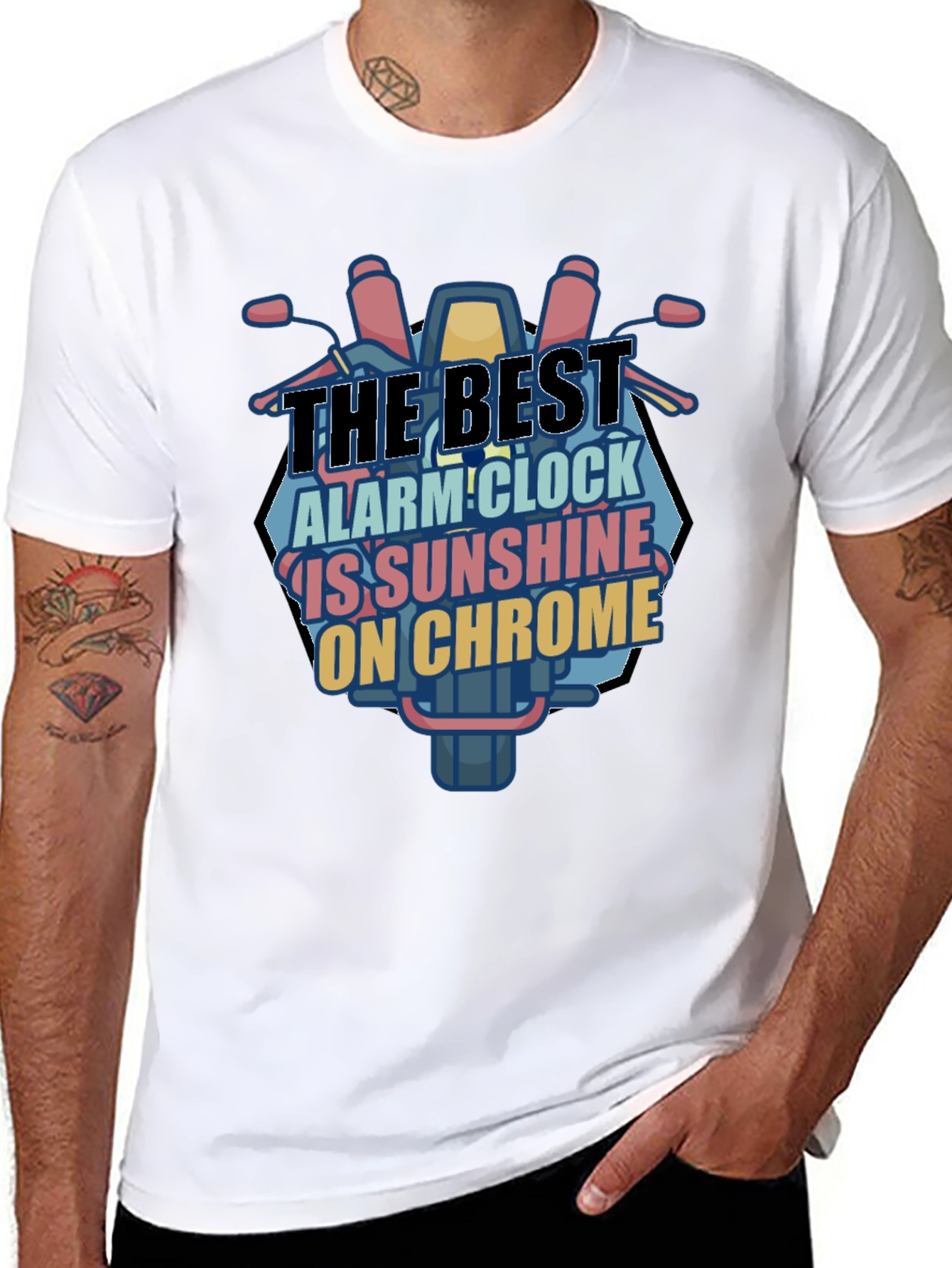 Sunshine on Chrome Graphic Tee