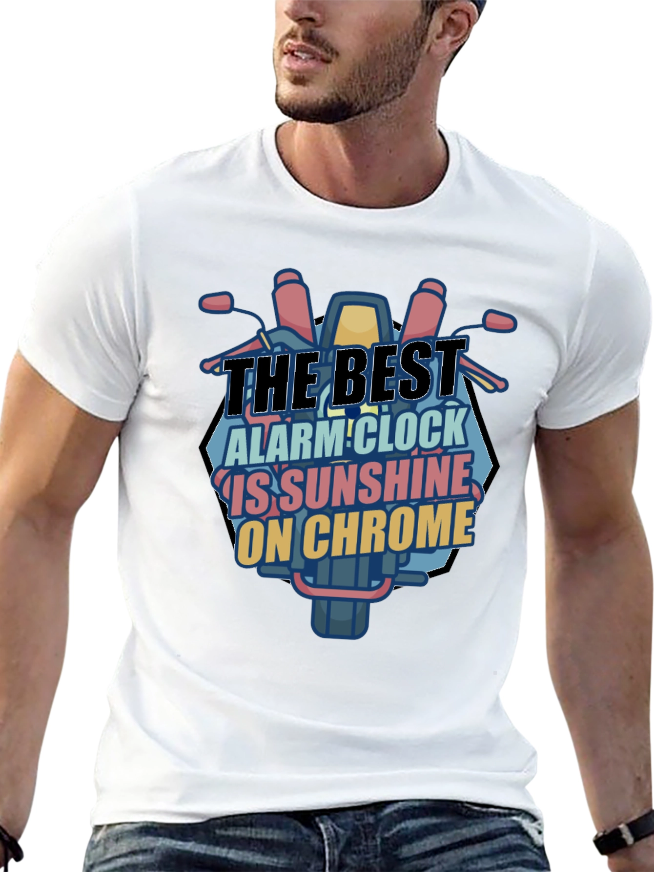 Sunshine on Chrome Graphic Tee