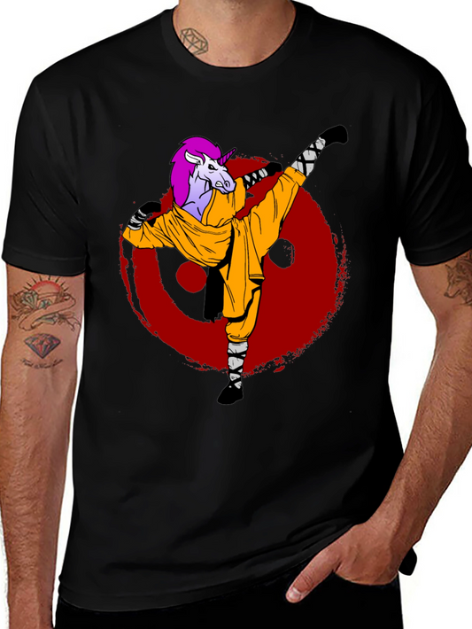 Unicorn Karate Graphic T-Shirt - Martial Arts Tee