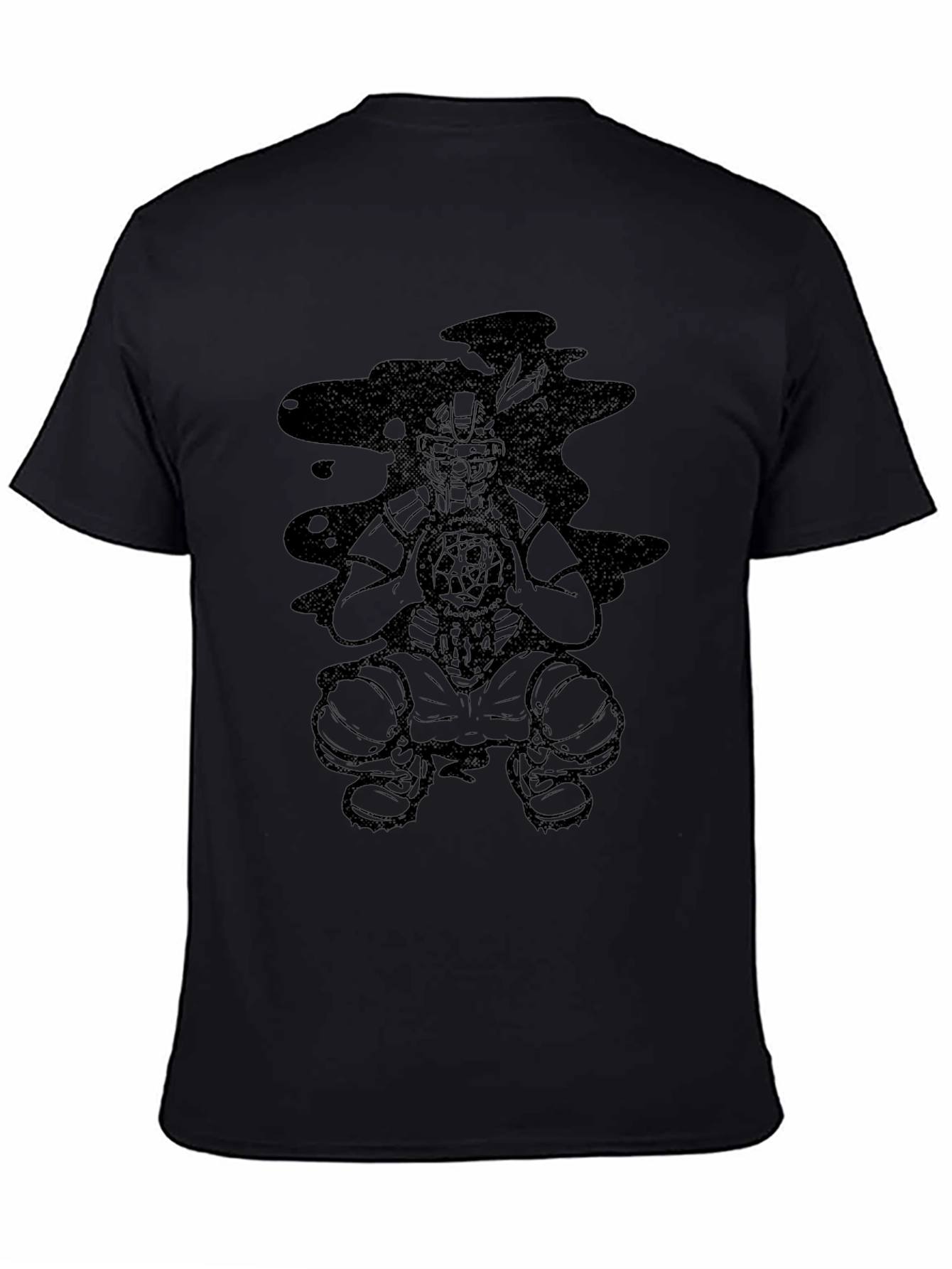 Mens Black Graphic Tee - Dream Catcher