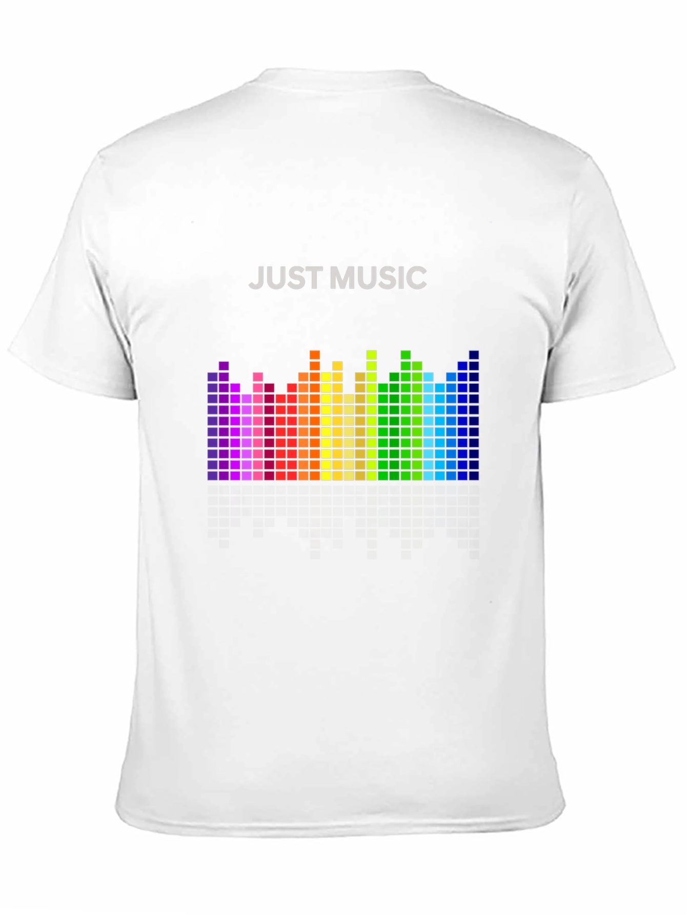 Just Music Graphic Tee - Rainbow Equalizer T-Shirt