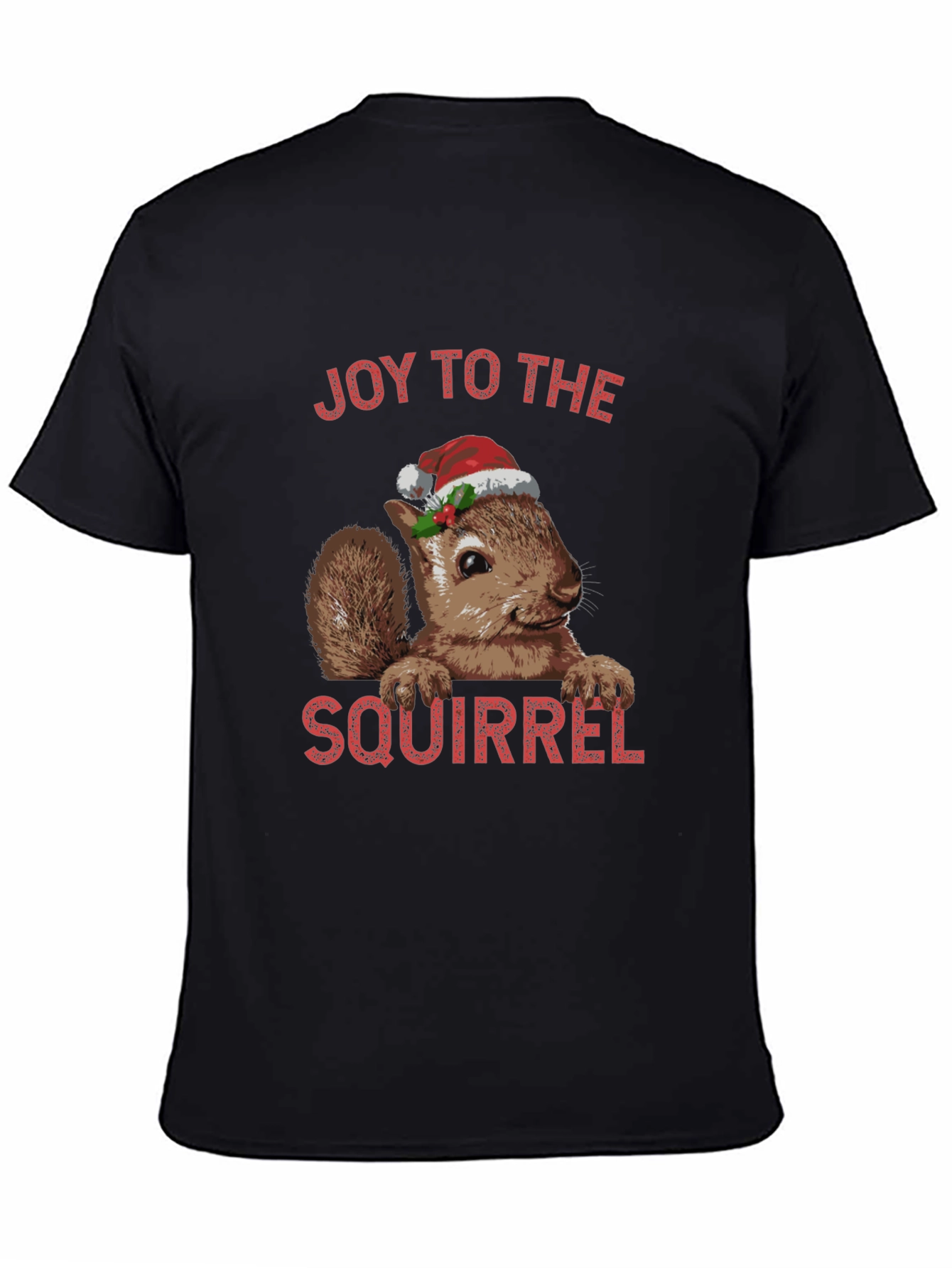 Joy To The Squirrel Christmas T-Shirt