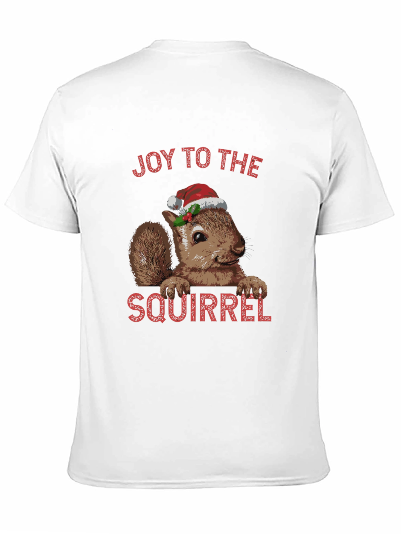 Joy To The Squirrel Christmas T-Shirt