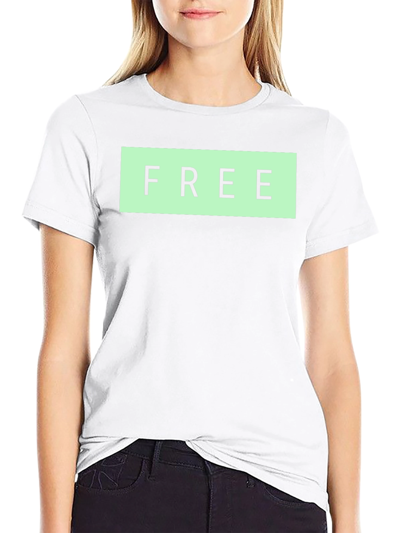Mens Black Graphic T-Shirt - FREE Print