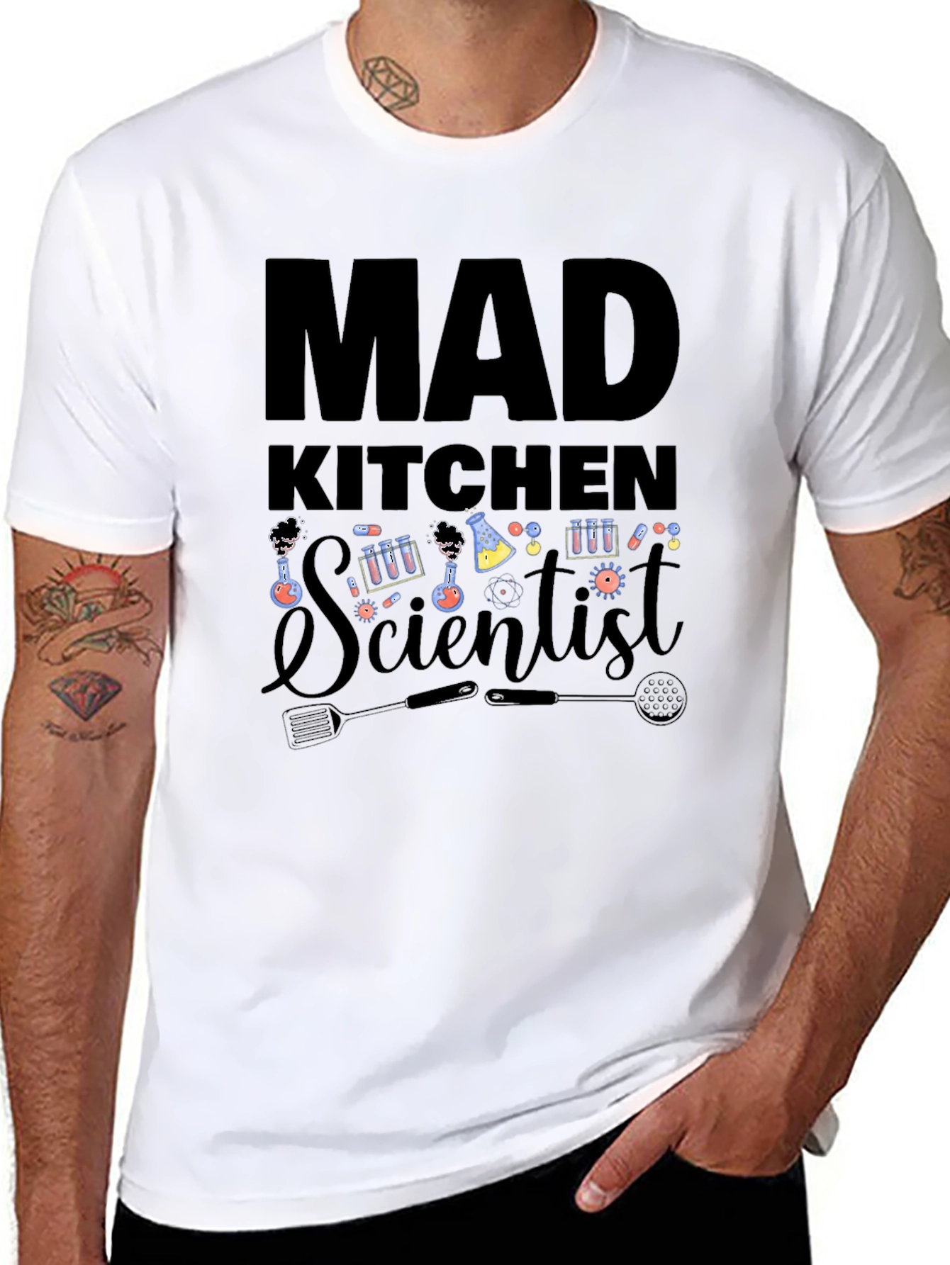Mad Kitchen Scientist Graphic T-Shirt