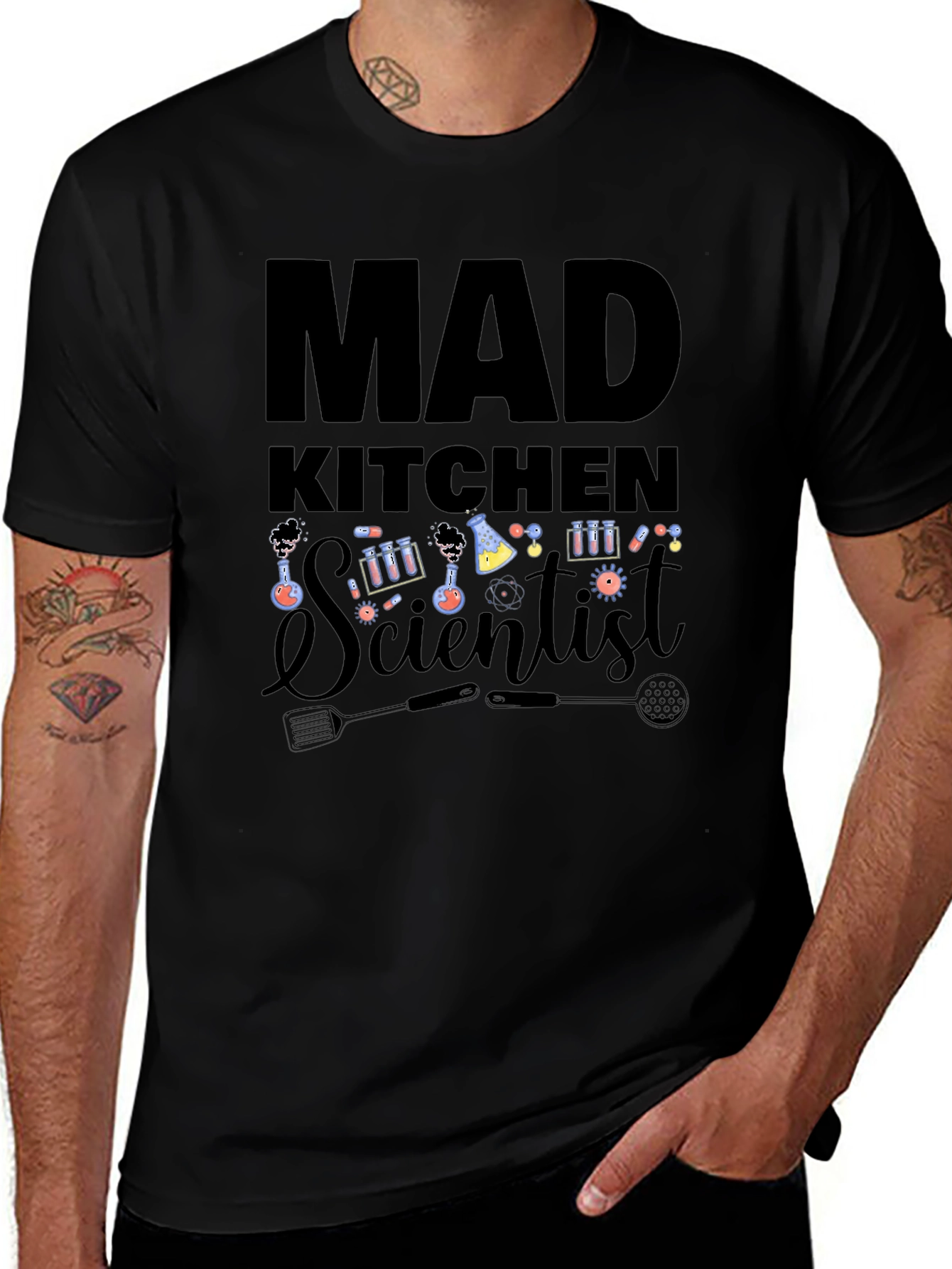 Mad Kitchen Scientist Graphic T-Shirt