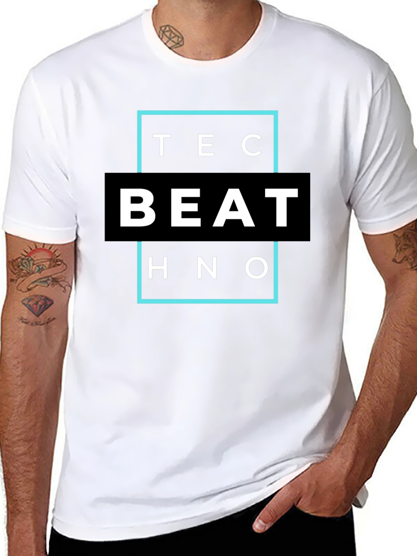Techno Beat T-Shirt - Modern Design