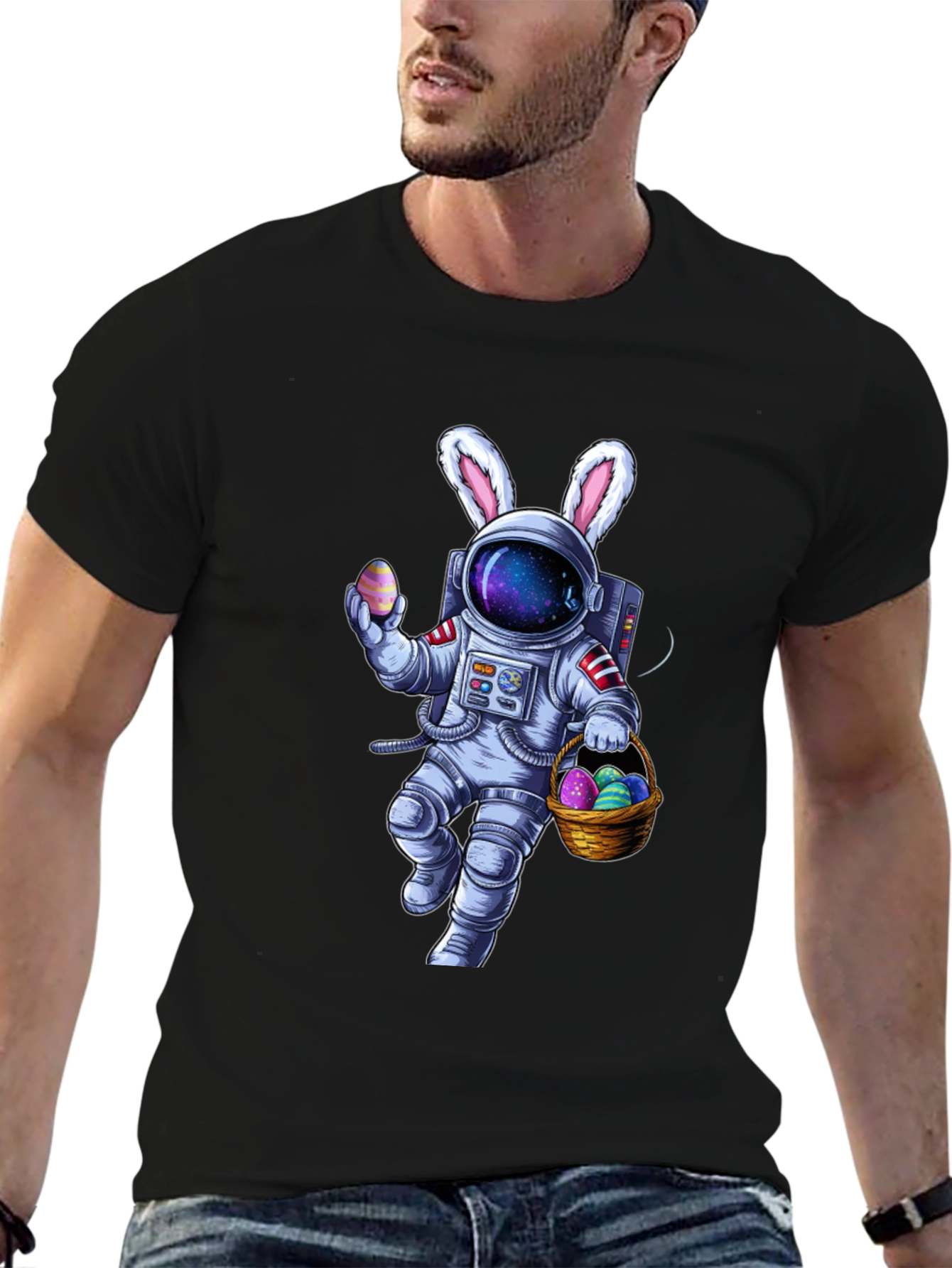 Astronaut Easter Bunny T-Shirt - Space Easter