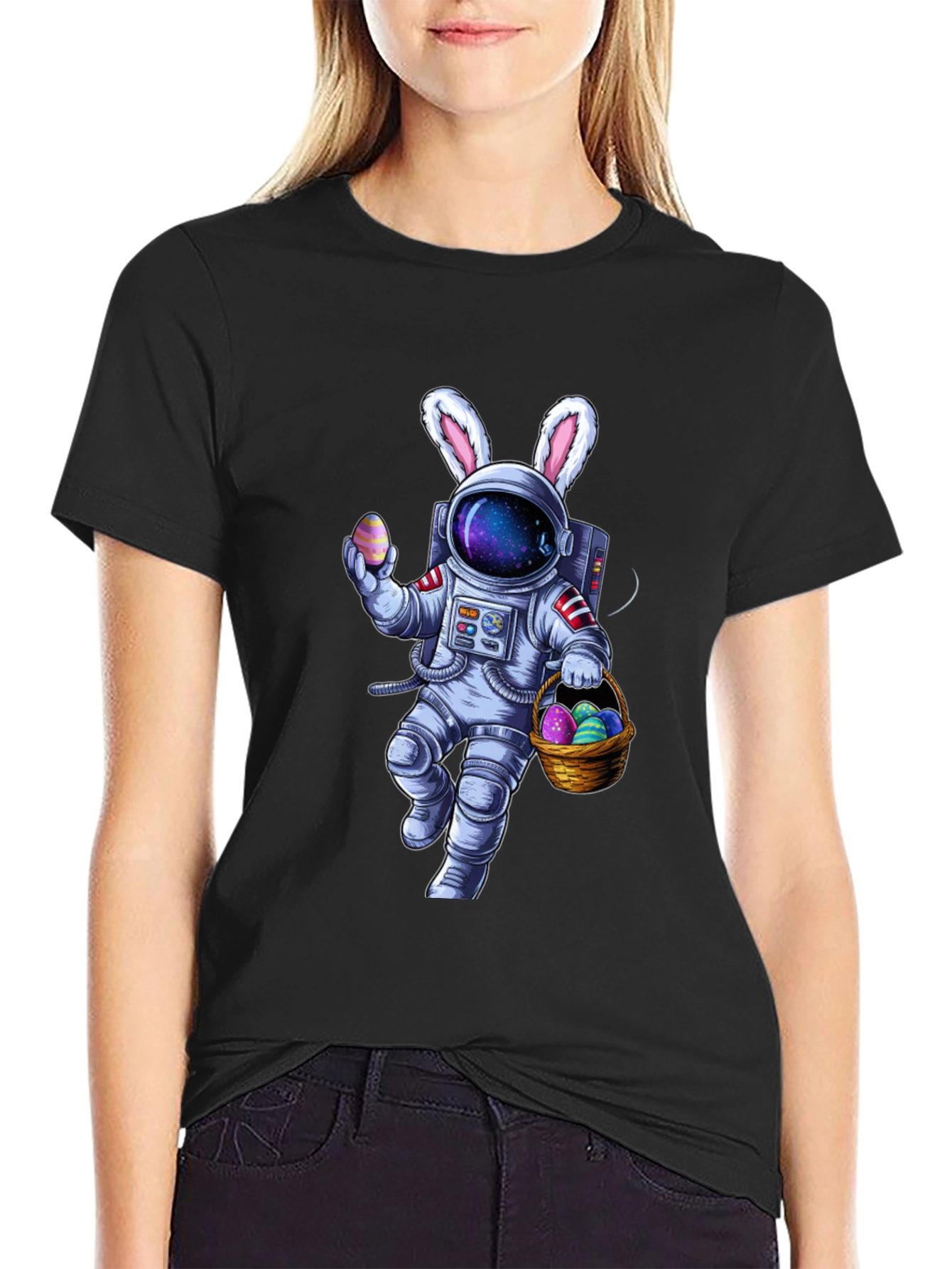 Astronaut Easter Bunny T-Shirt - Space Easter