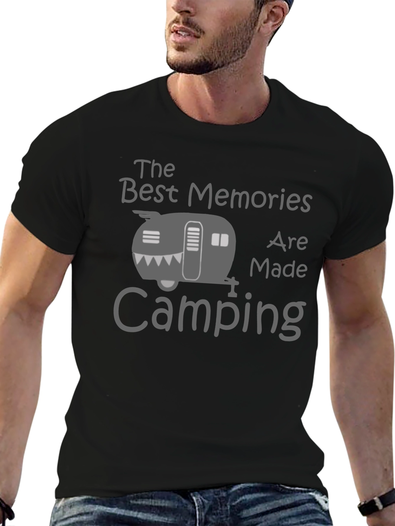 Camping Memories T-Shirt - Black