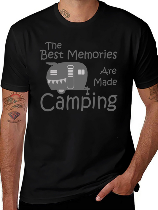 Camping Memories T-Shirt - Black