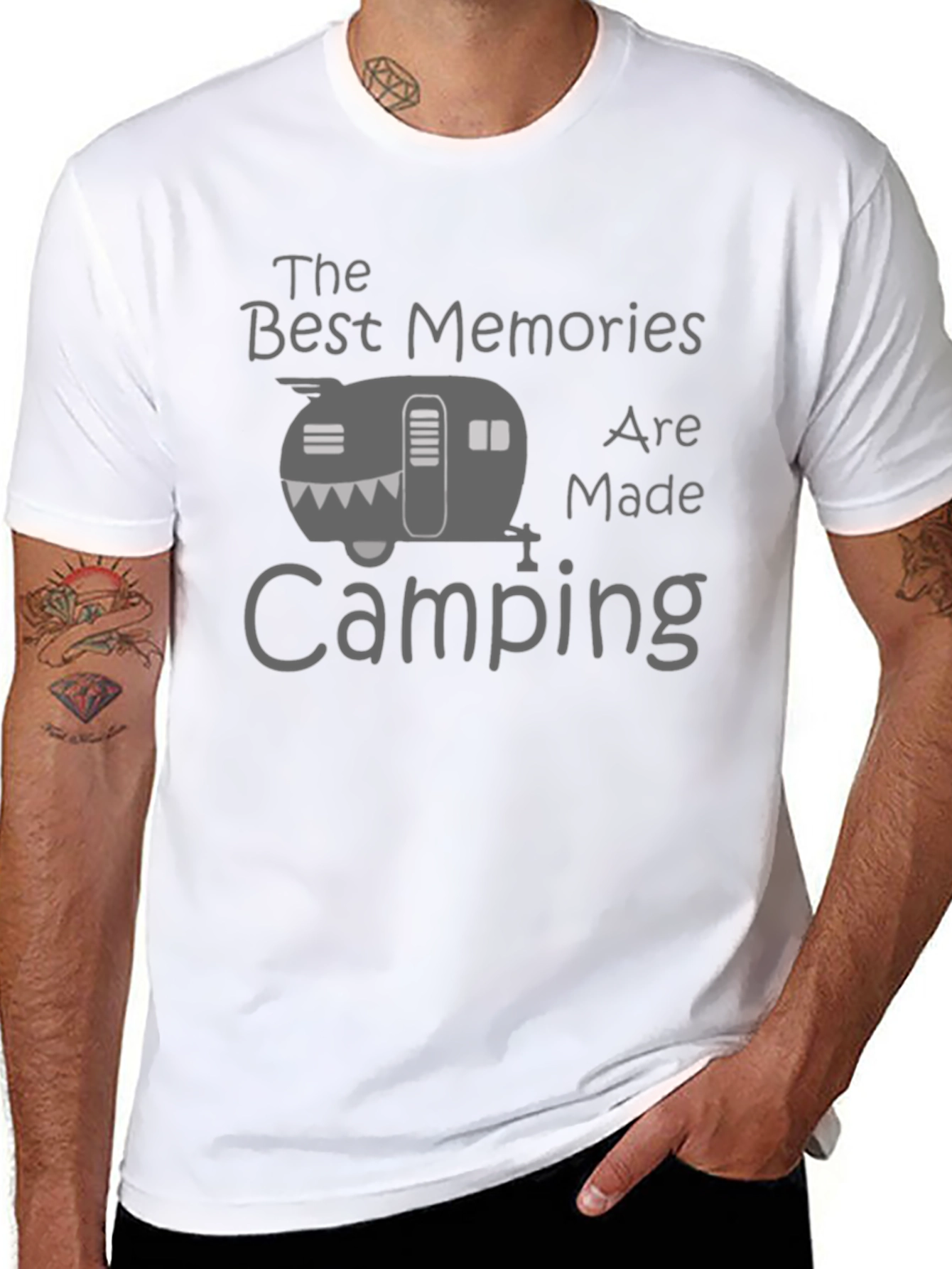 Camping Memories T-Shirt - Black