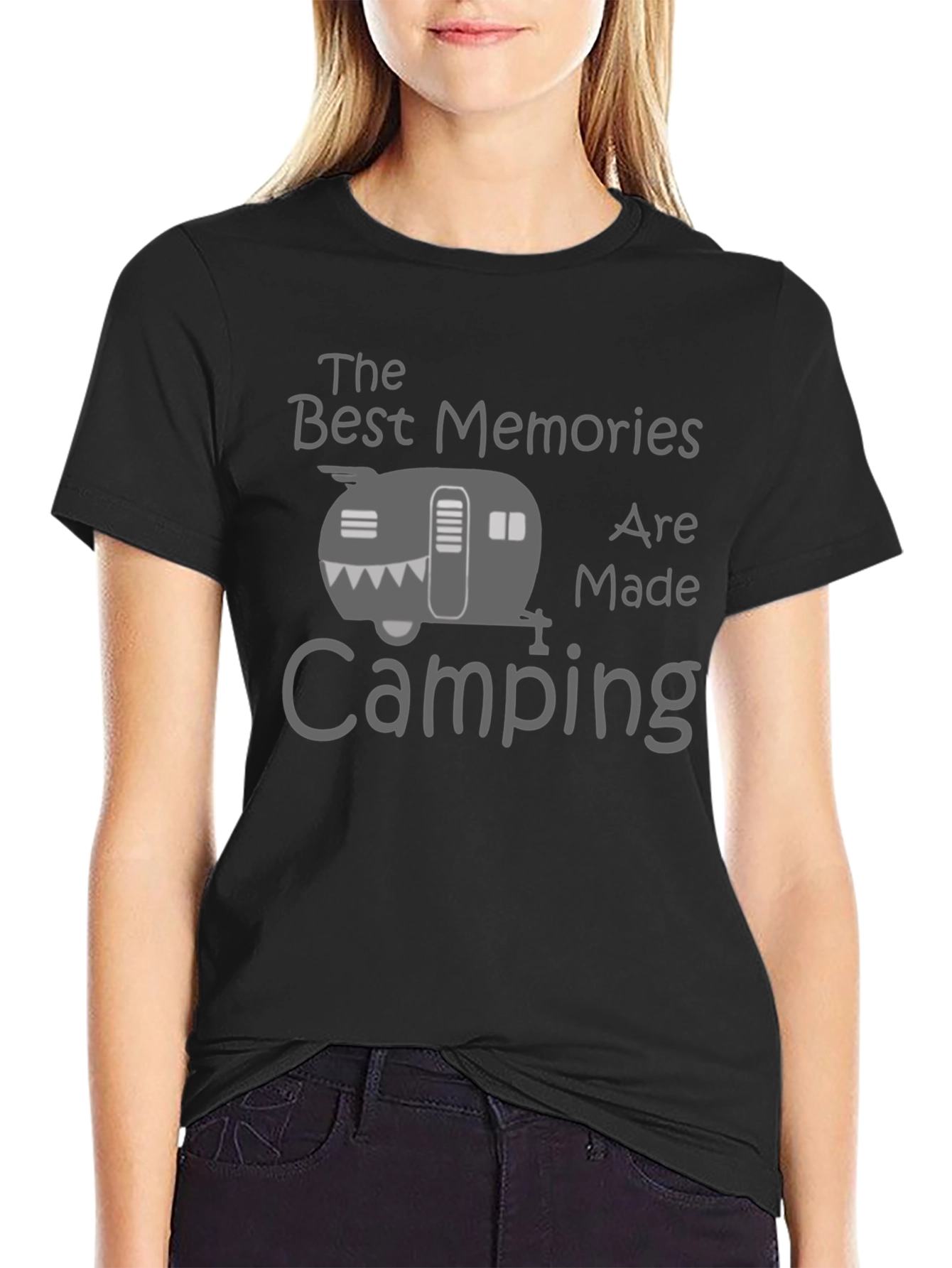 Camping Memories T-Shirt - Black