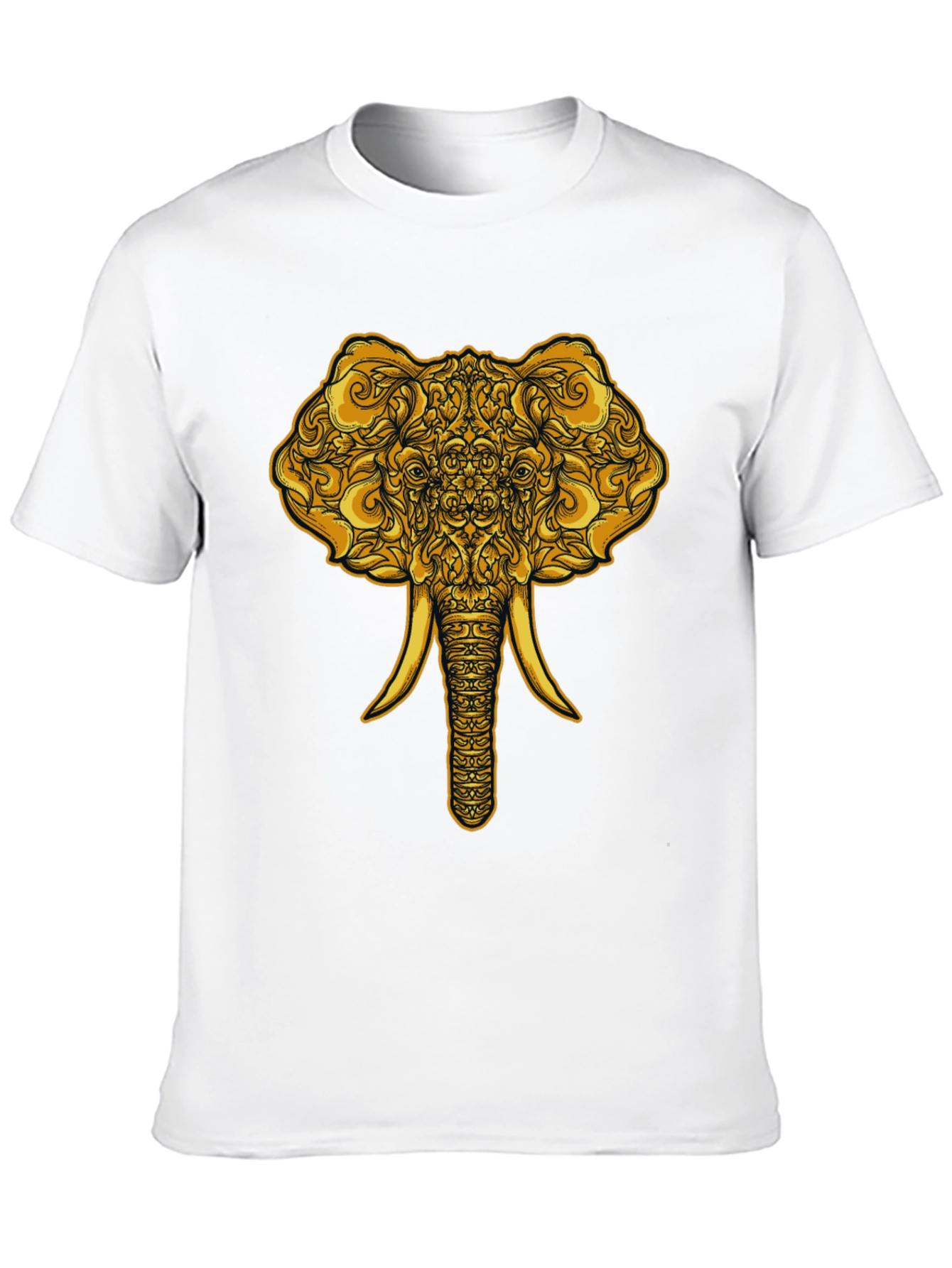 Ornate Elephant Graphic T-Shirt