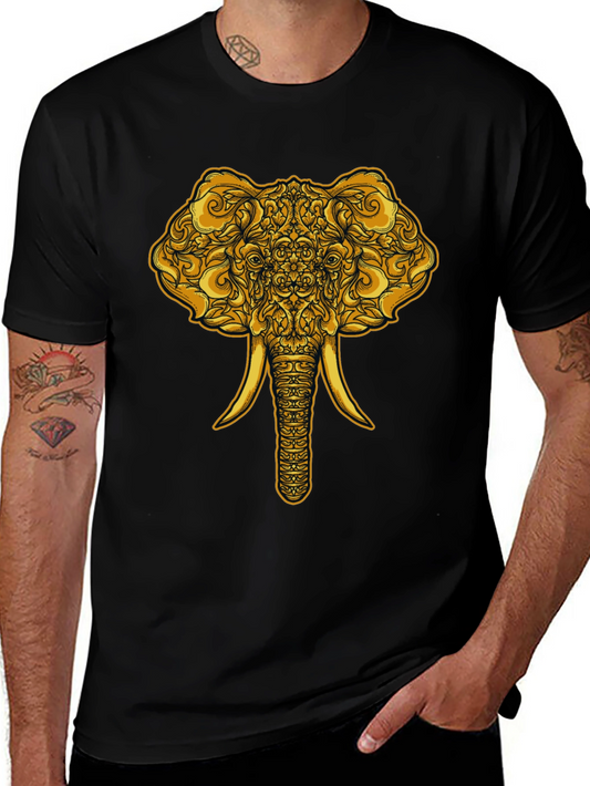 Ornate Elephant Graphic T-Shirt