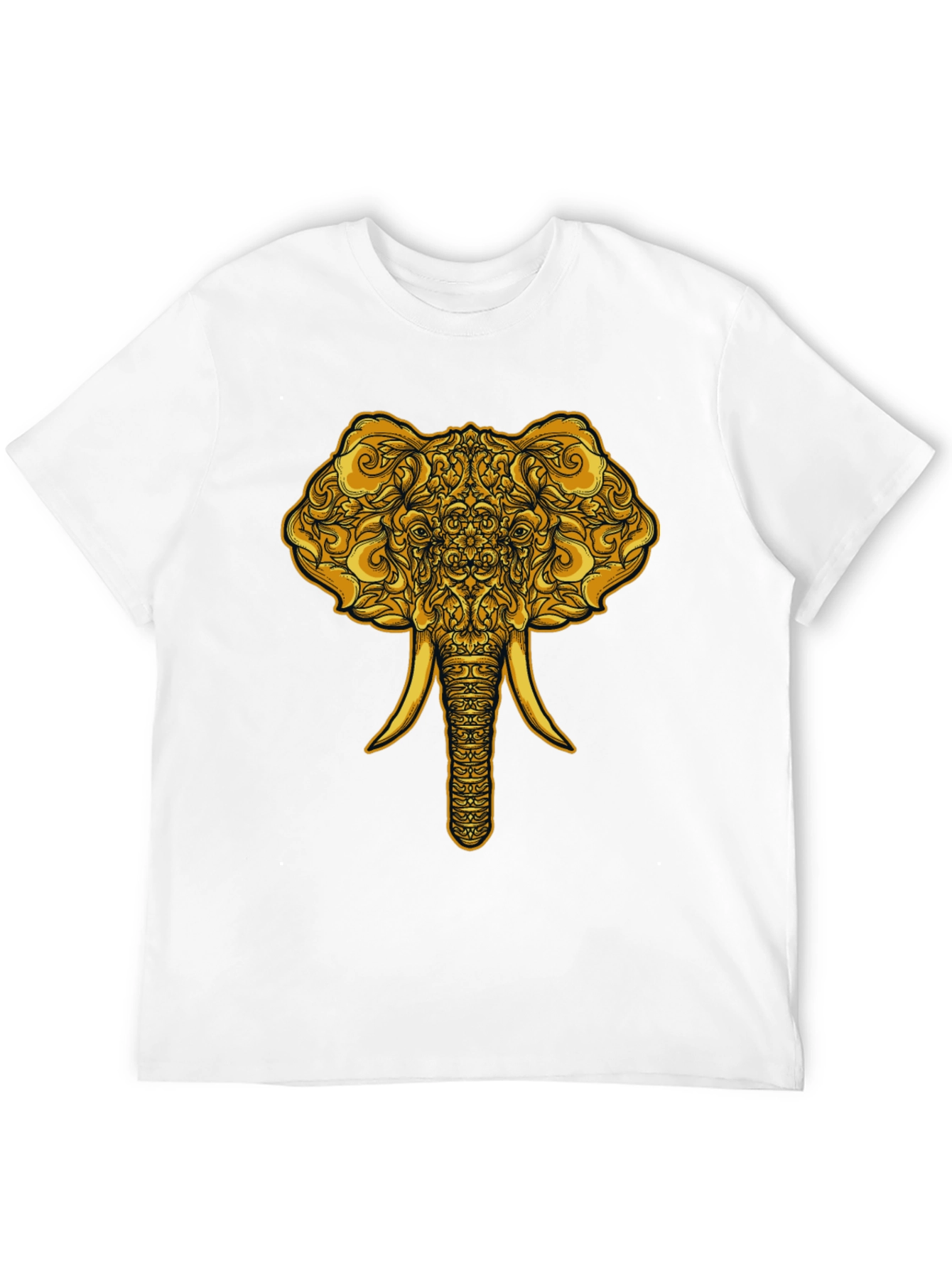 Ornate Elephant Graphic T-Shirt