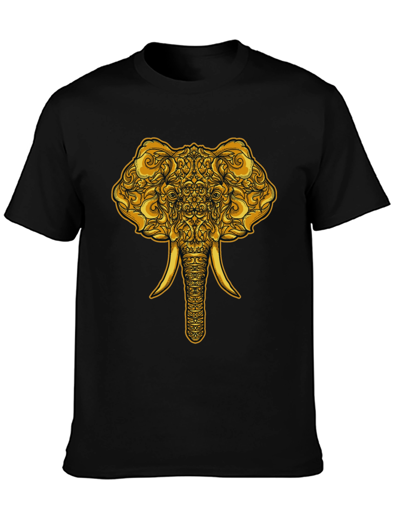 Ornate Elephant Graphic T-Shirt