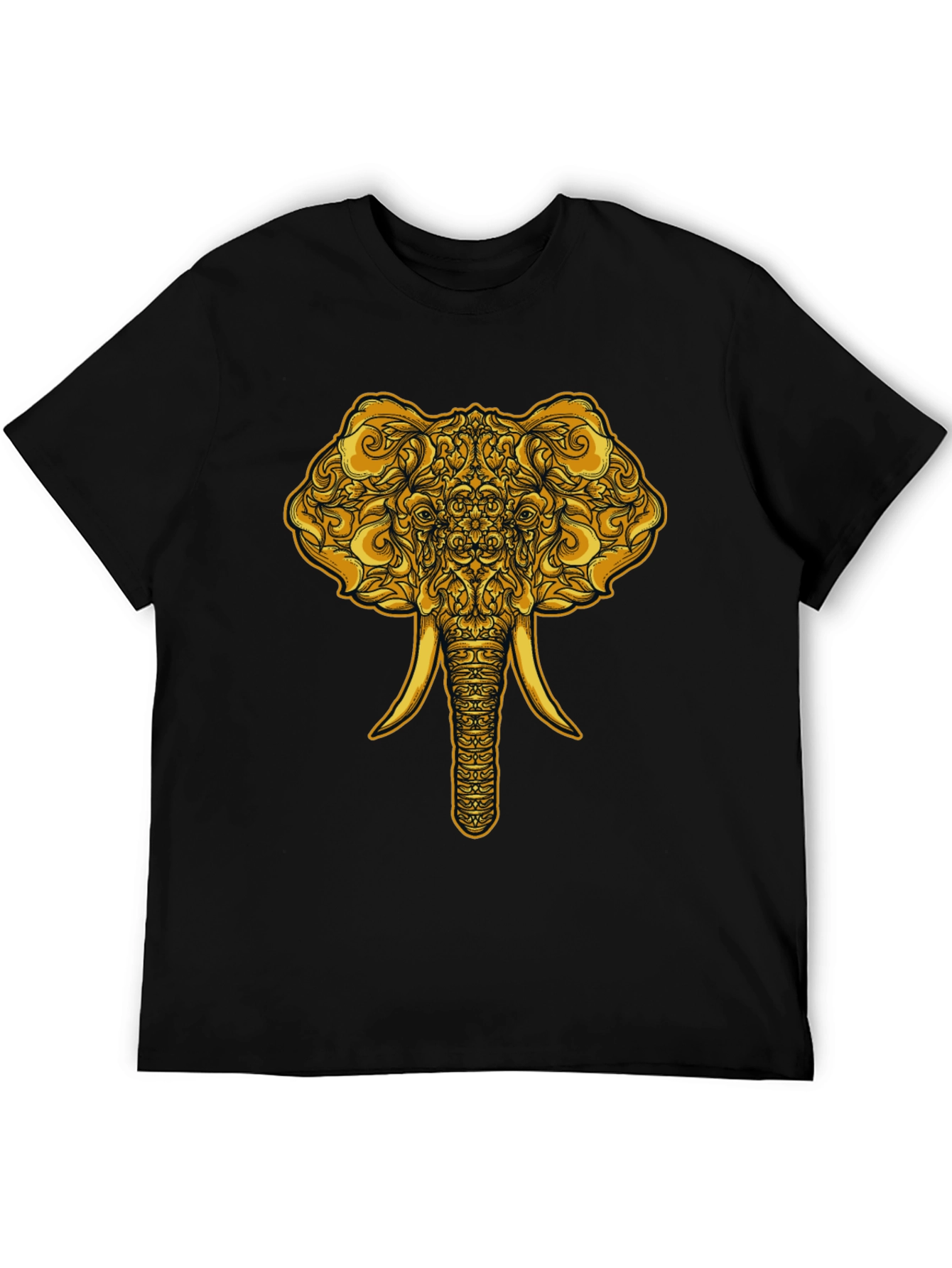 Ornate Elephant Graphic T-Shirt