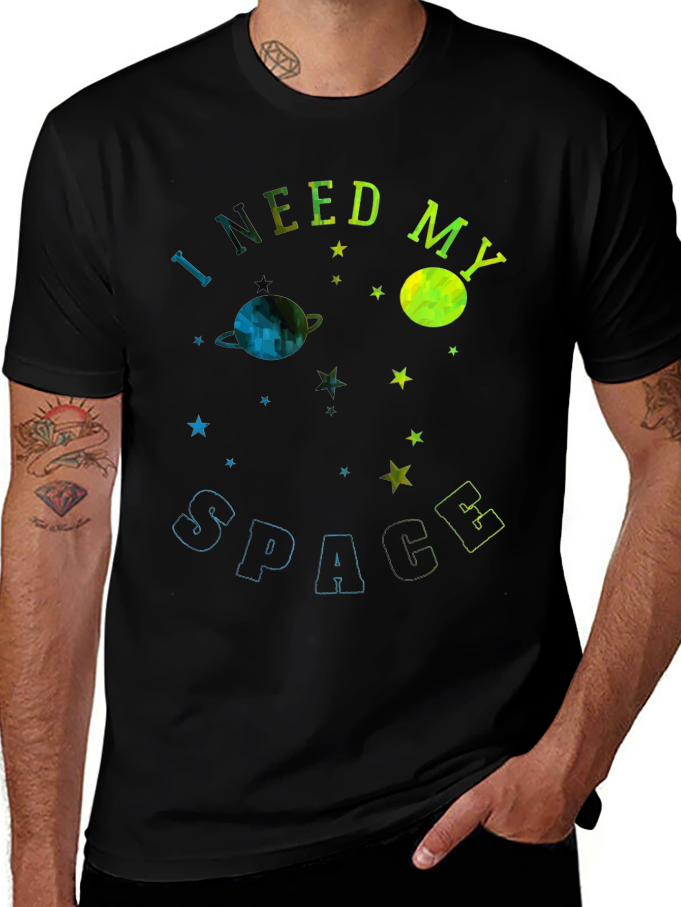 I Need My Space Graphic Tee