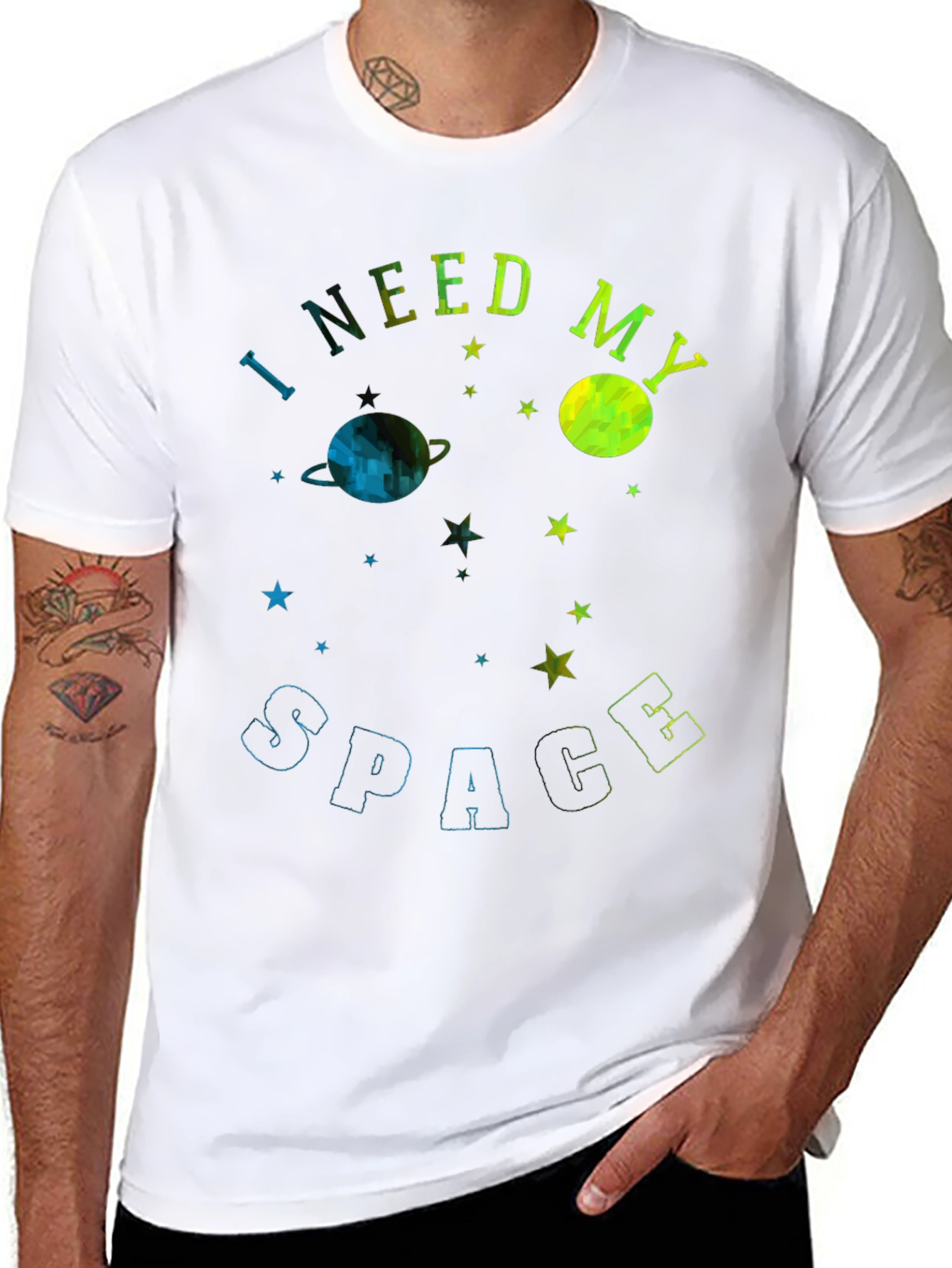 I Need My Space Graphic Tee