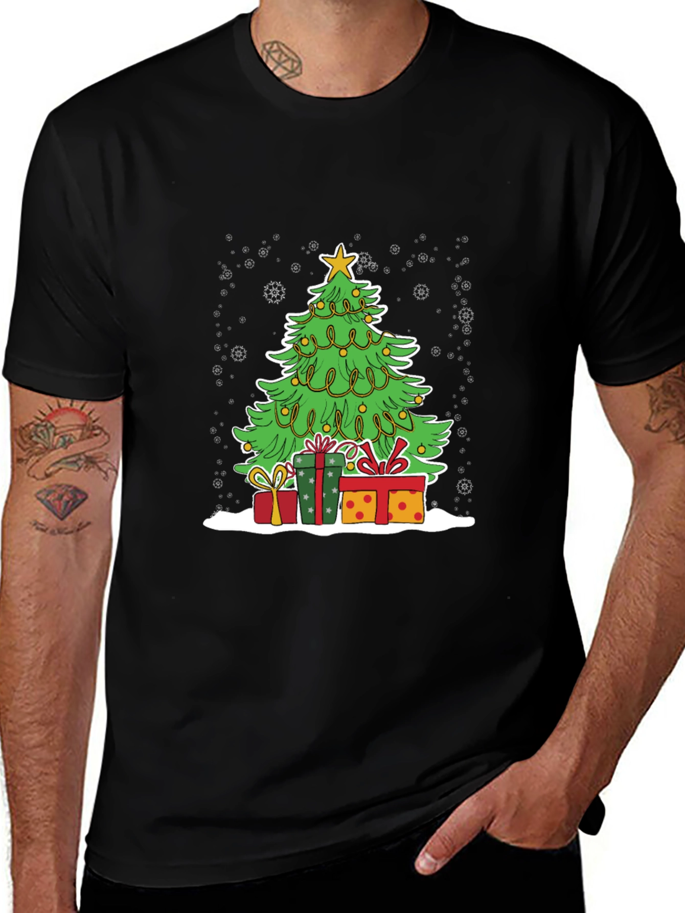 Festive Christmas Tree T-Shirt
