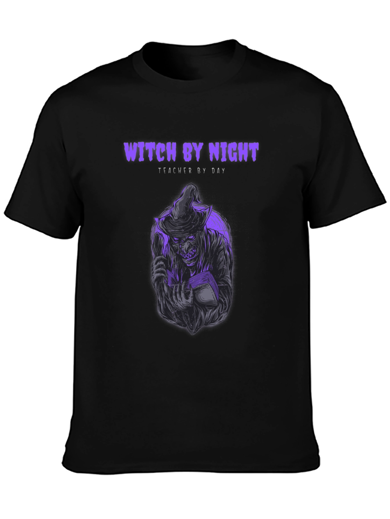 Witch By Night Teacher By Day T-Shirt