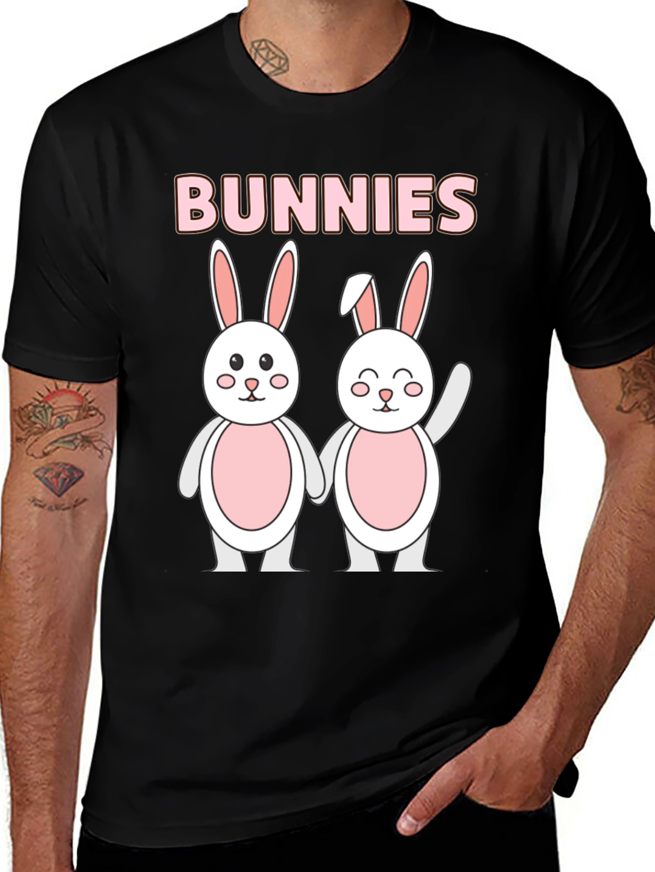 Cute Bunnies Graphic Tee