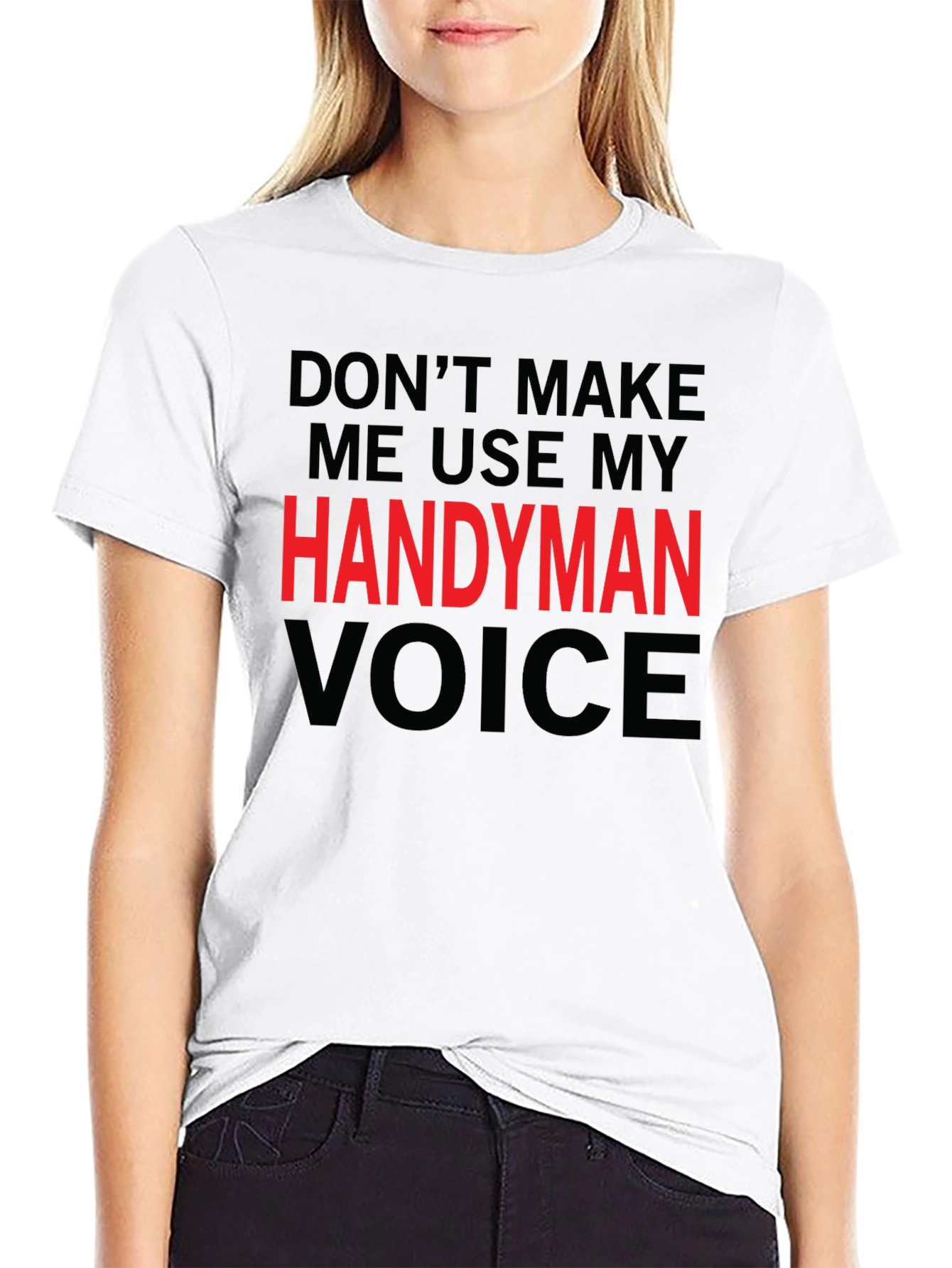 Handyman Voice Graphic Tee - Funny Mens T-Shirt