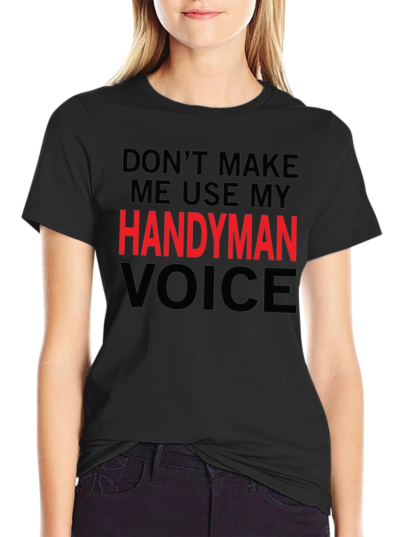 Handyman Voice Graphic Tee - Funny Mens T-Shirt