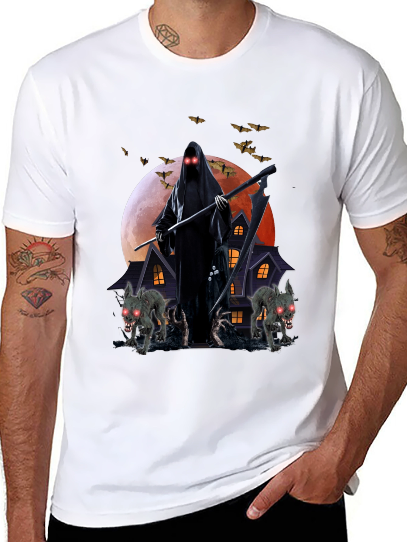 Grim Reaper Halloween T-Shirt