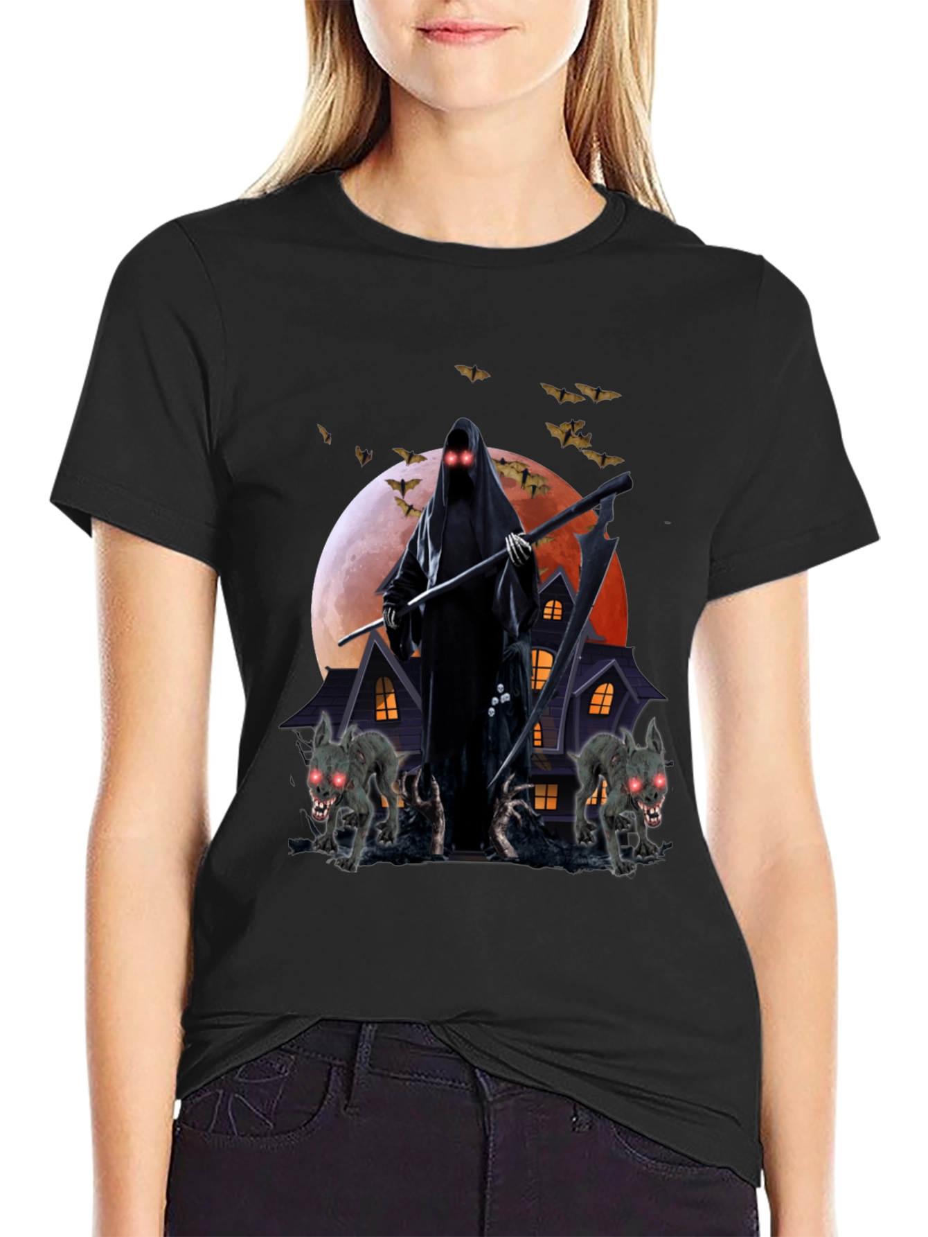 Grim Reaper Halloween T-Shirt