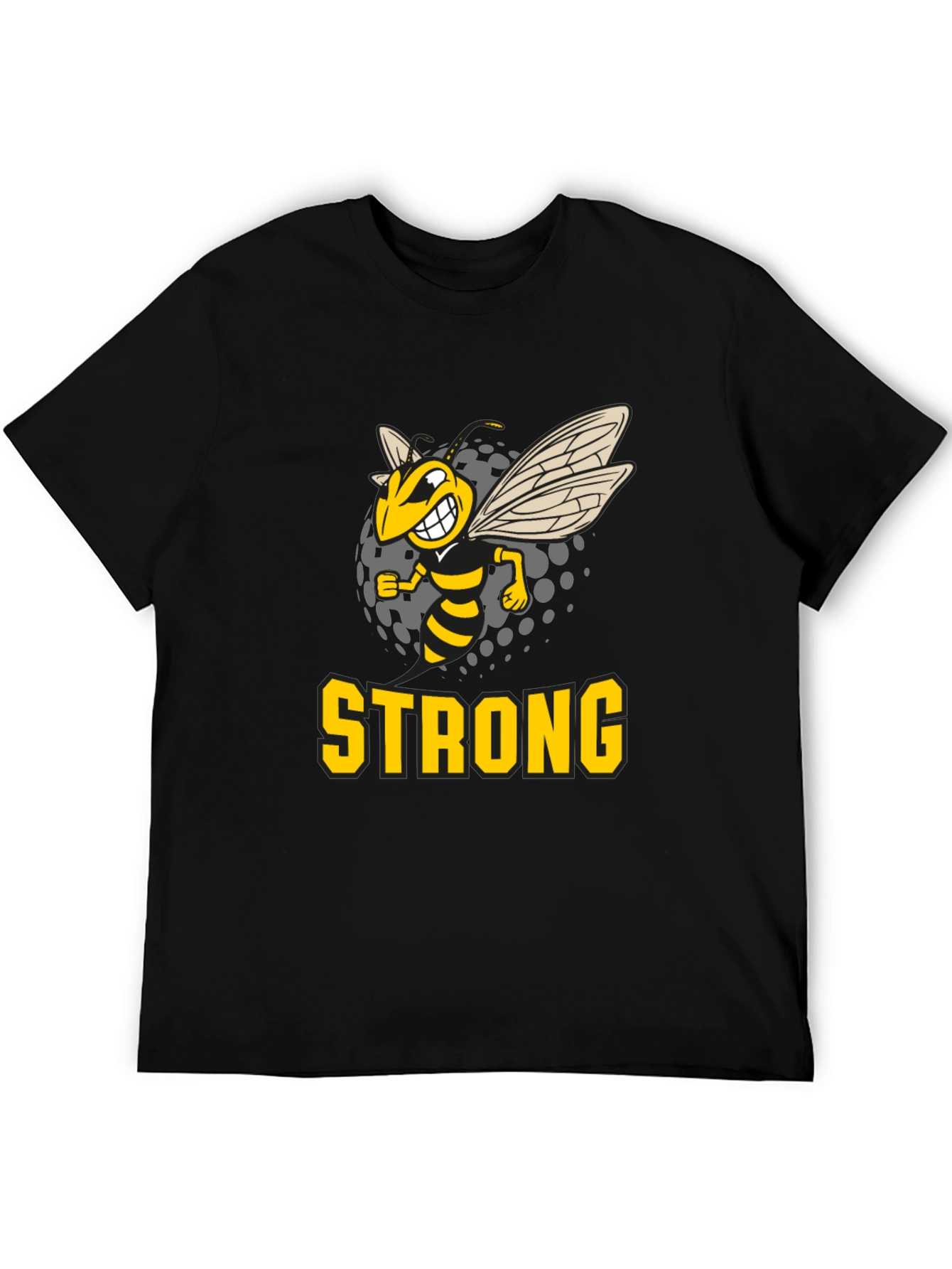 Strong Hornet Black T-Shirt