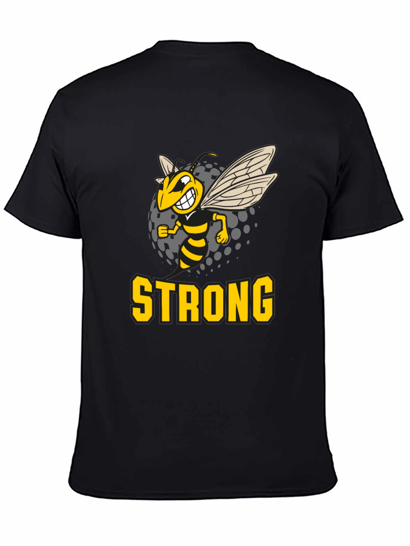 Strong Hornet Black T-Shirt
