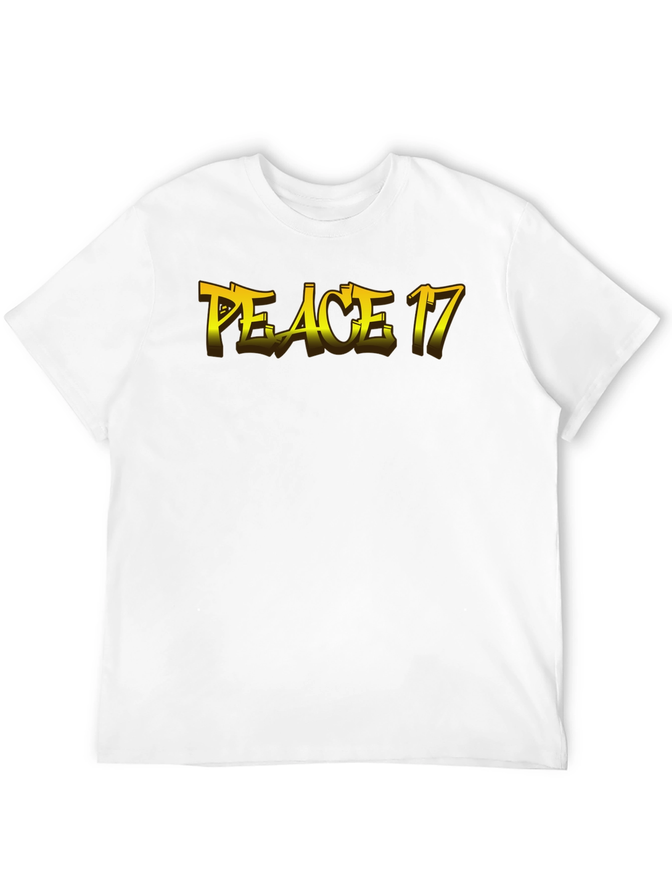 Peace 17 Black Graphic Tee