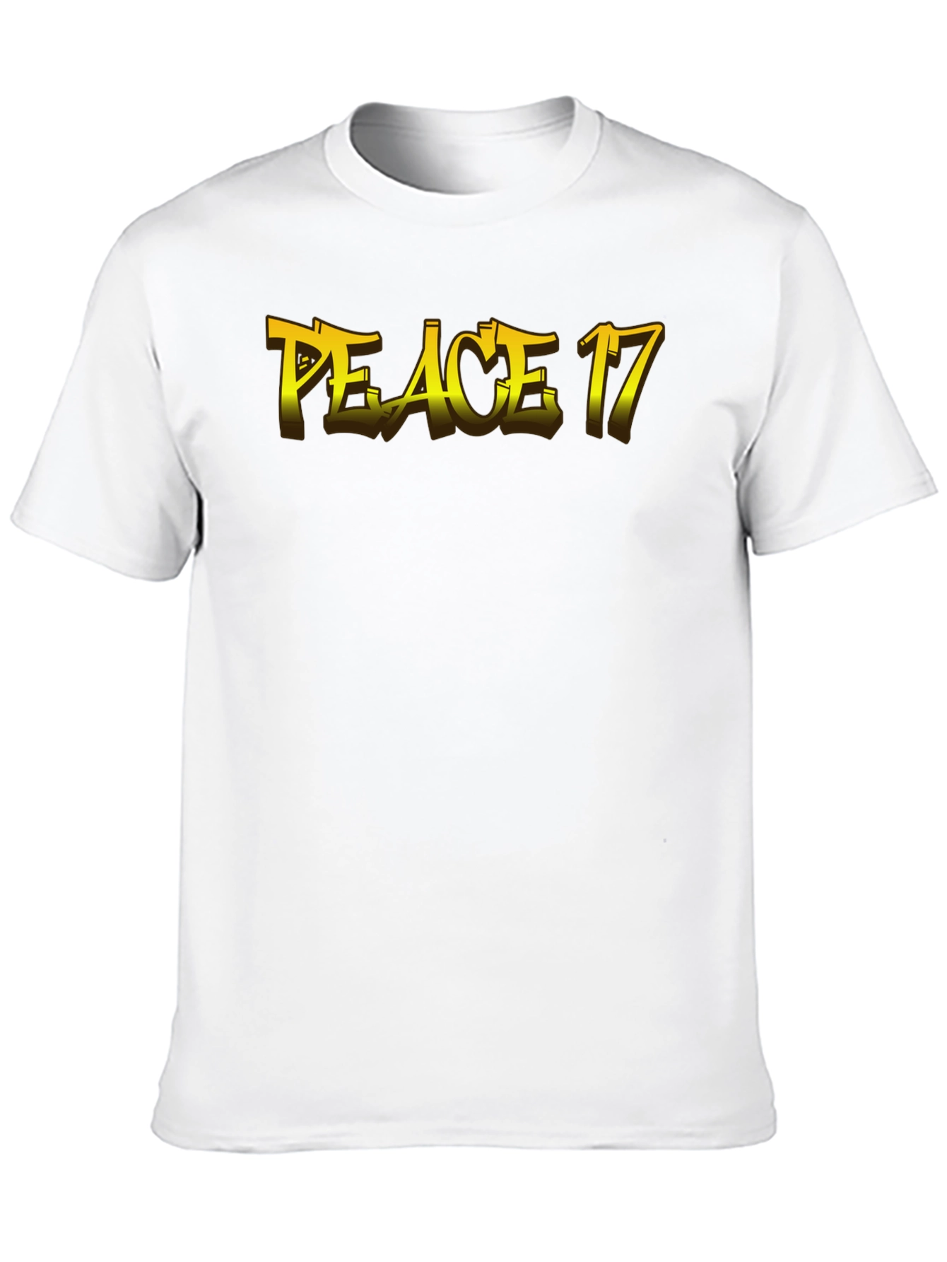 Peace 17 Black Graphic Tee